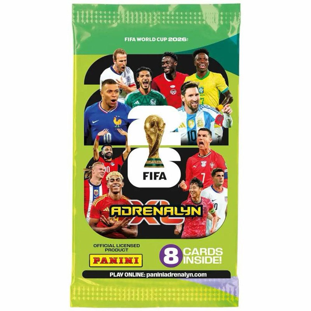 Panini Sammelkarte Panini Fifa World Cup 2026 TC Adrenalyn XL Flow Pack (25er Set)