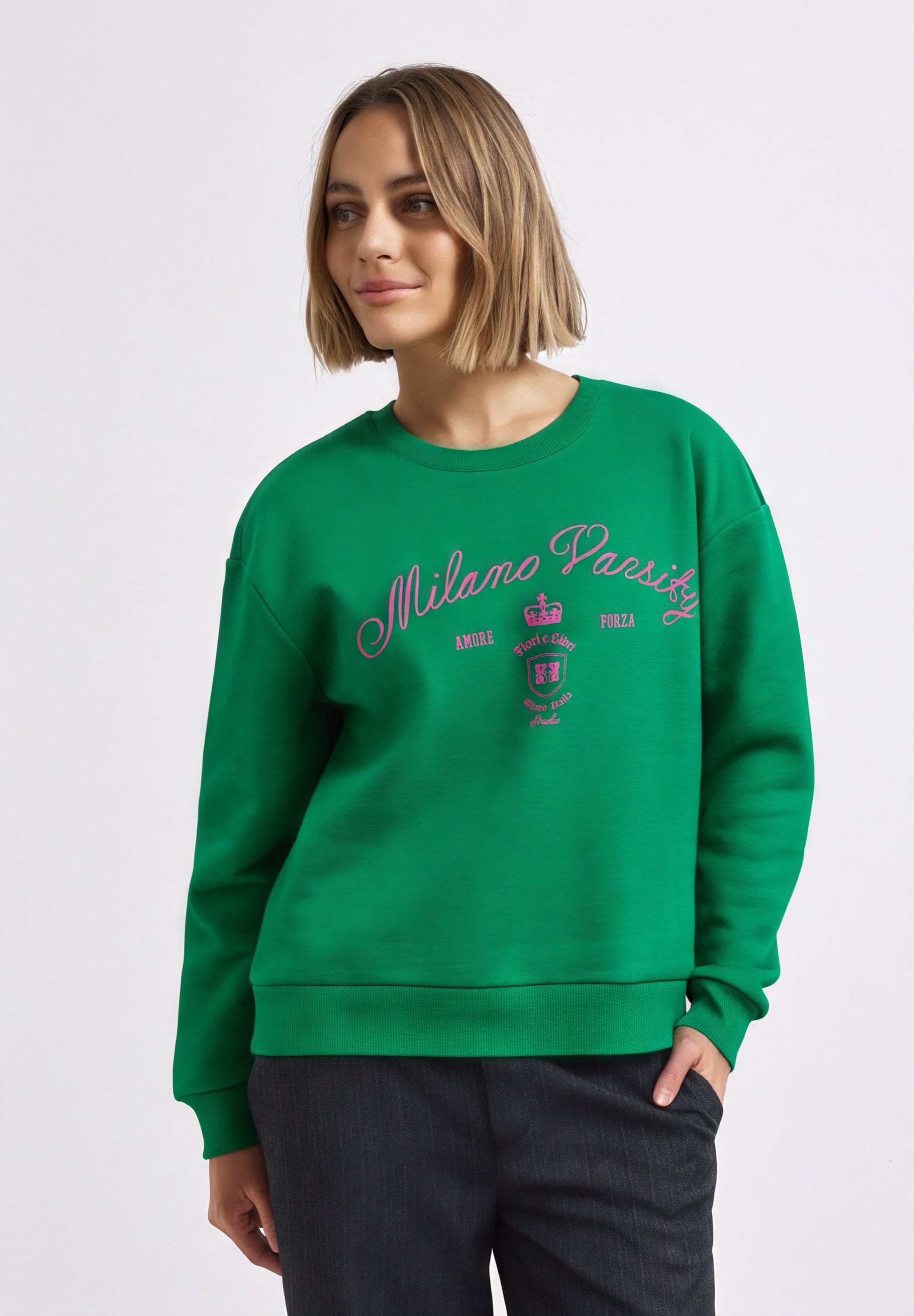 STREET ONE STUDIO Sweatshirt mit Wording