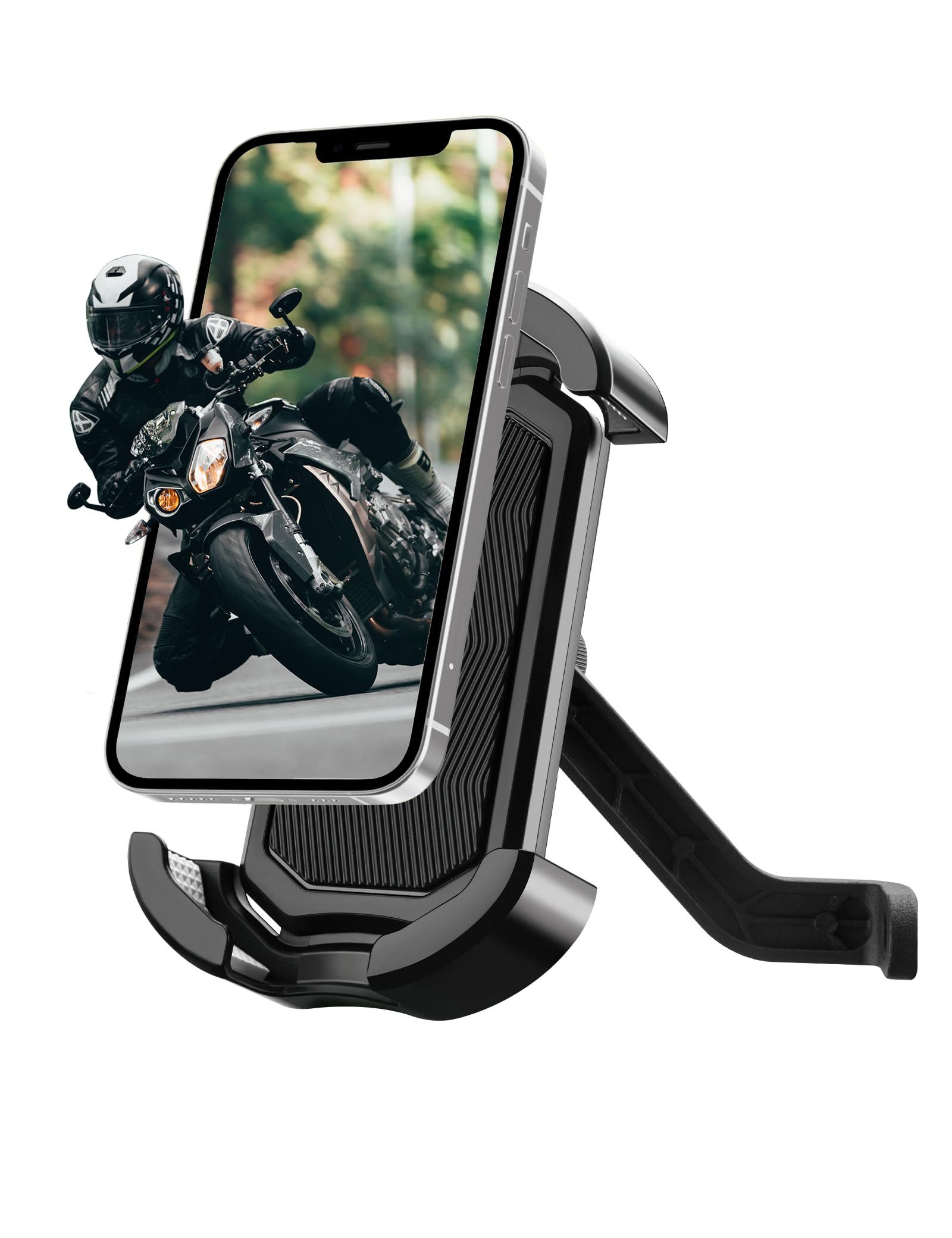 ROCKBROS Handy-Halterung Handyhalterung 360° Drehbar Universal Handy Halterung, (bis 7 Zoll, 1-tlg., Fahrrad Handyhalter Motorrad für 4,7-7,0 Zoll Smartphone)