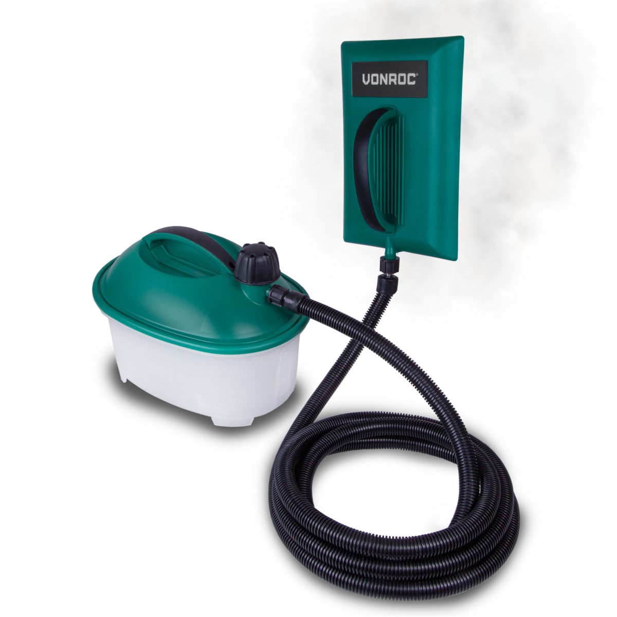 VONROC Dampftapetenablöser zum Tapeten entfernen, 4 m Schlauch, max. Dampfzeit 70 min, (Tapetenentferner, Tapetenlöser Dampf Vonroc) Tapetenablöser mit Dampf