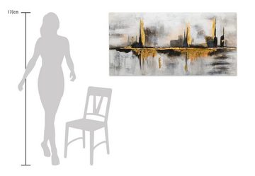 KUNSTLOFT Gemälde Orakel 120x60 cm, Leinwandbild 100% HANDGEMALT Wandbild Wohnzimmer