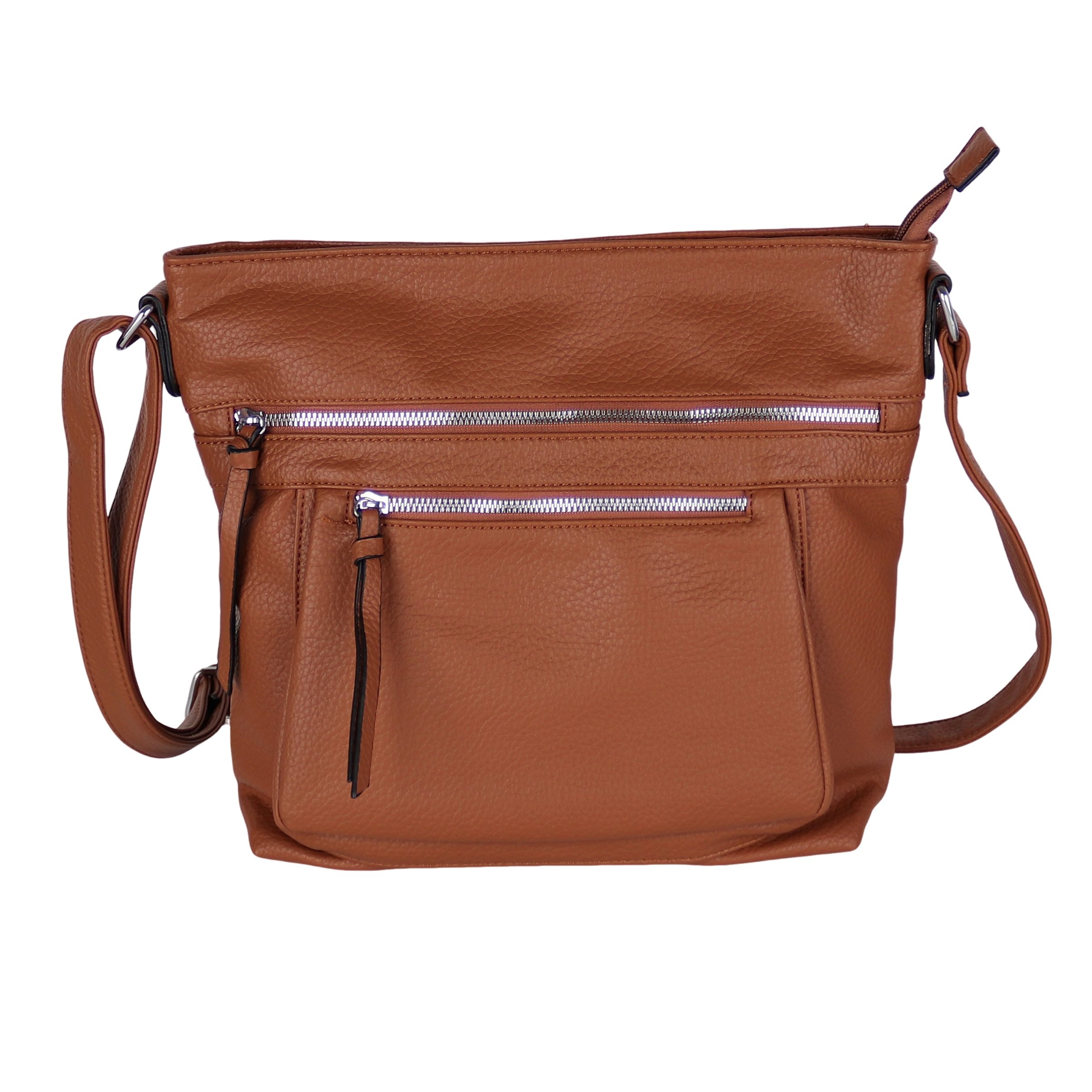 Schultertasche Damen Crossbody Bag, 33x30x9cm Mittelgroß