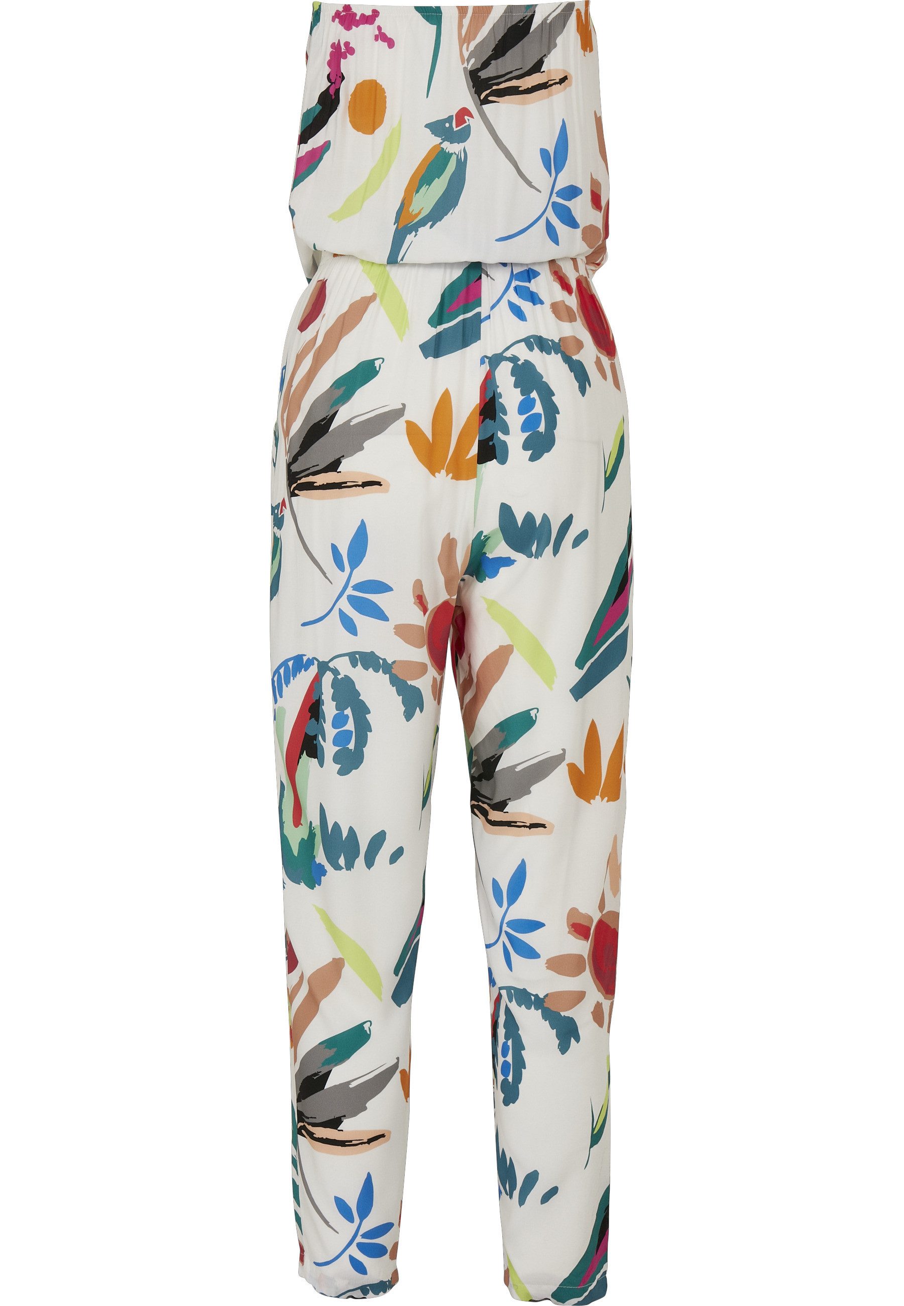 URBAN CLASSICS Jumpsuit Urban Classics Damen Ladies Viscose Bandeau Jumpsui günstig online kaufen