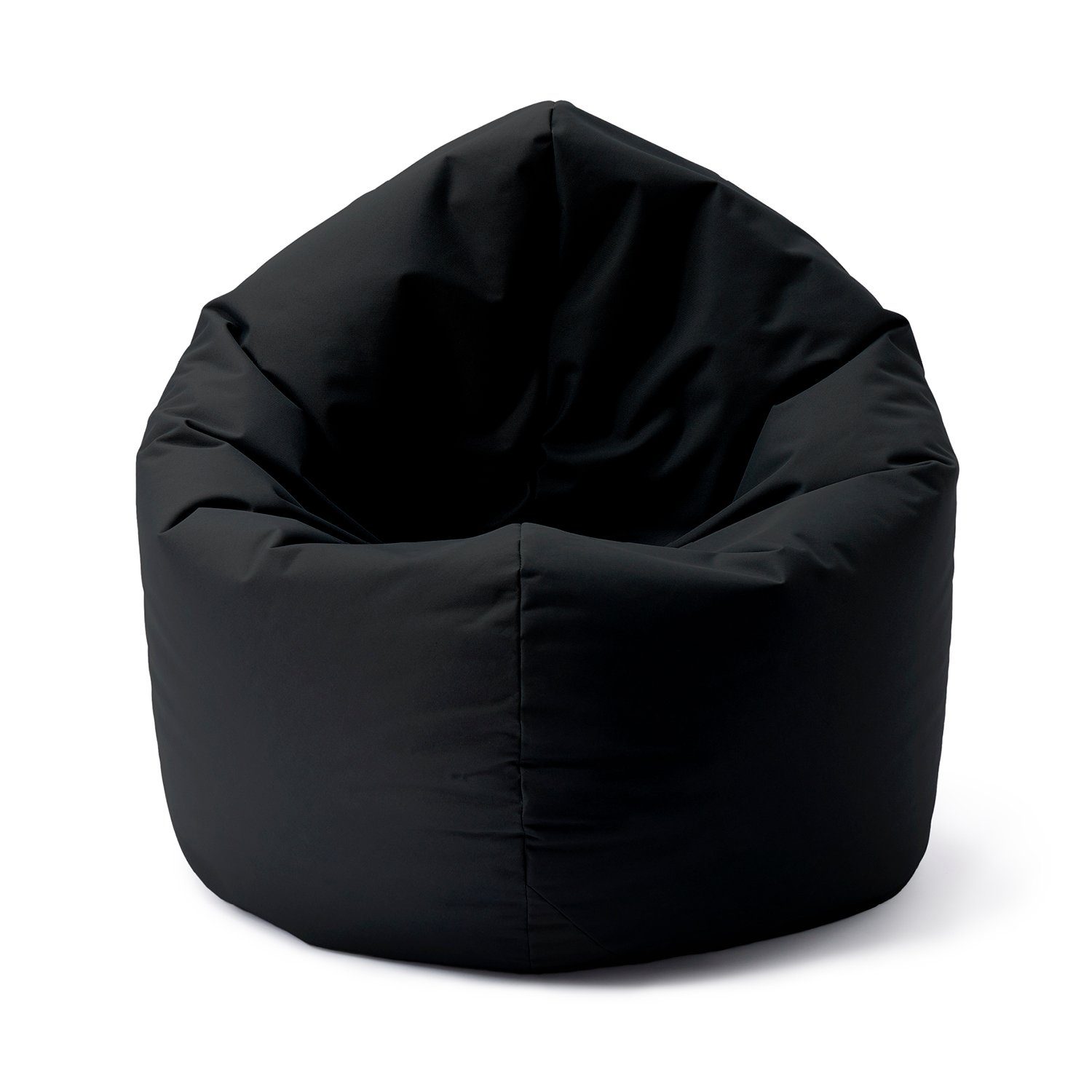 Lumaland Sitzsack In-& Outdoor Sitzkissen Bean Bag, XXL 300L Gaming Lounge 75x120x75 schwarz
