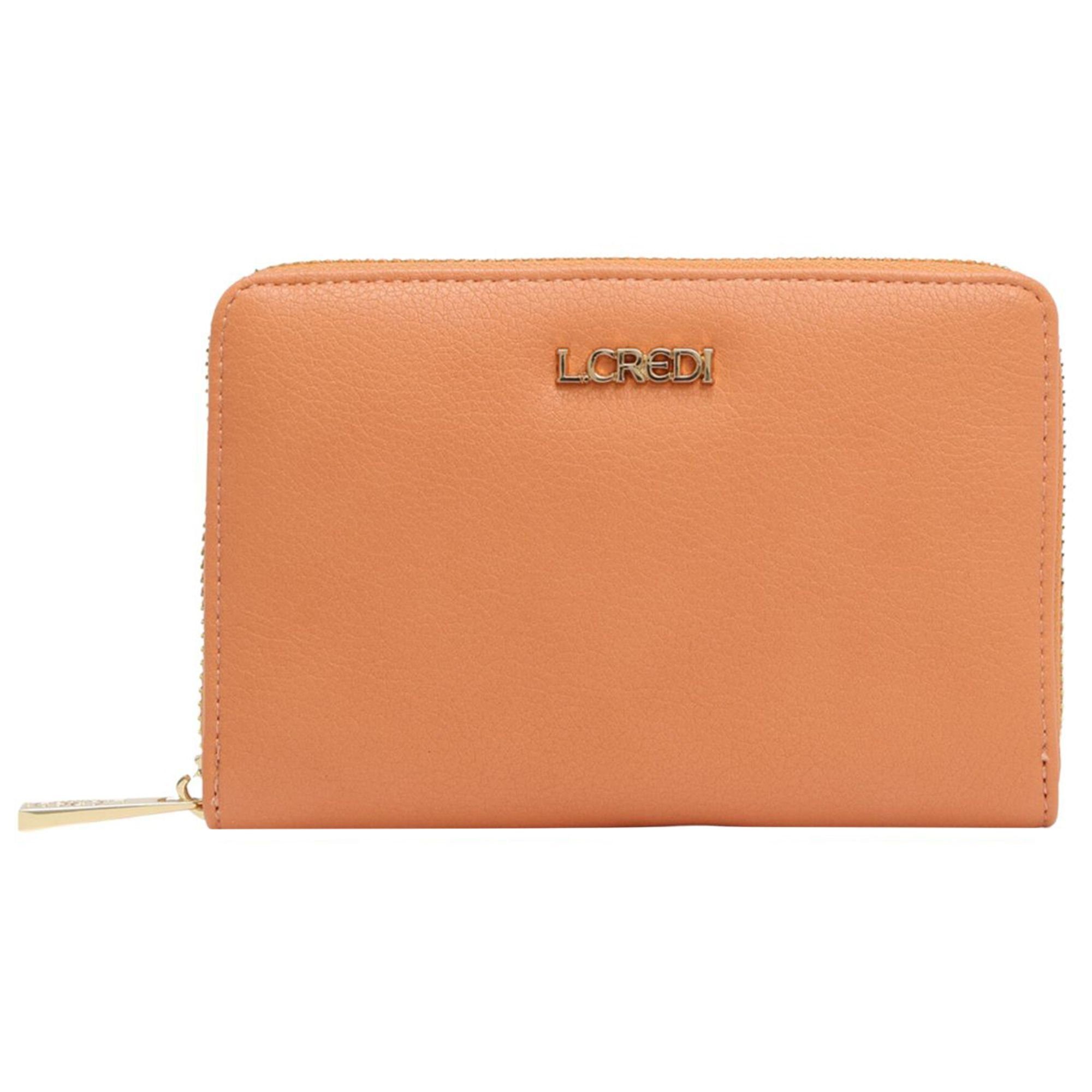 L.CREDI Flippa, Handbag Donna, Blu Marino, Taglia Unica