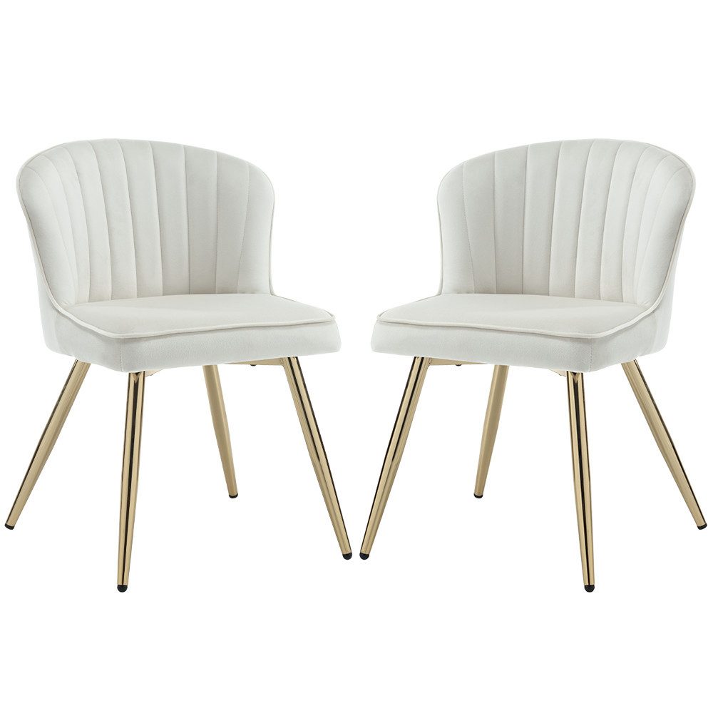 WAHSON OFFICE CHAIRS Esszimmerstuhl 2er Set, Gebogene Linie Rückenlehne, Kü günstig online kaufen