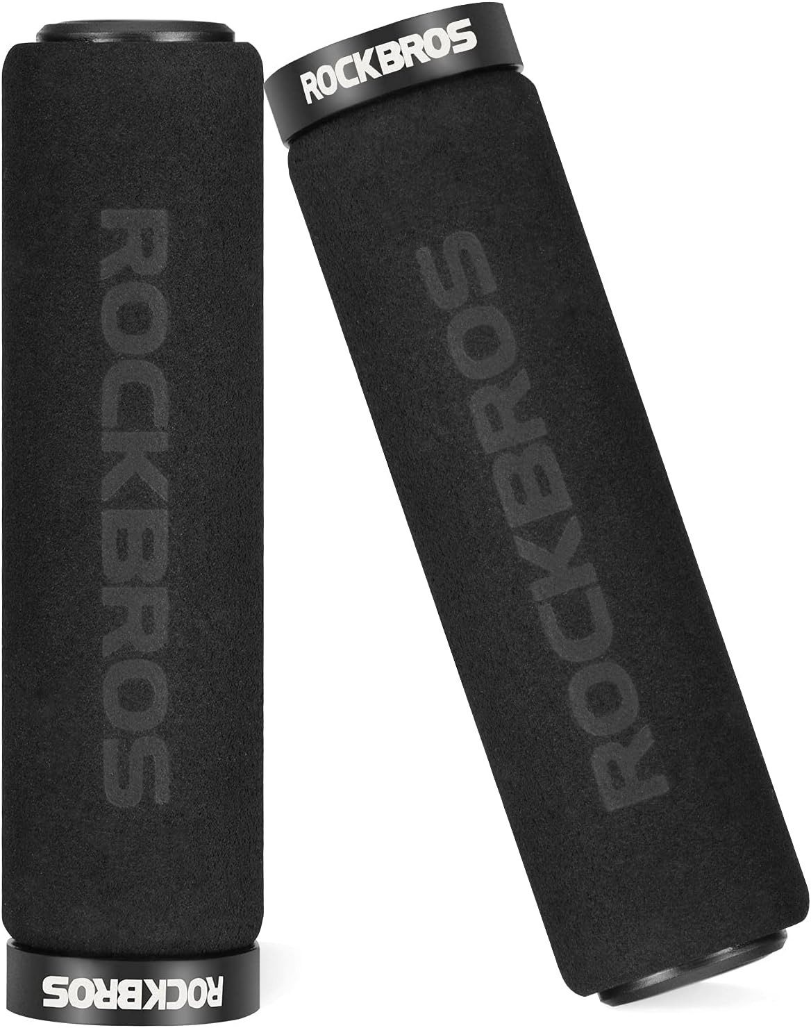 ROCKBROS Fahrradlenkergriff Lenkergriffe Lock-On Design Fahrradgriffe, rutschfest, Stoßdämpfend Griffe aus verdicktem Schwamm für 22,2mm Lenke