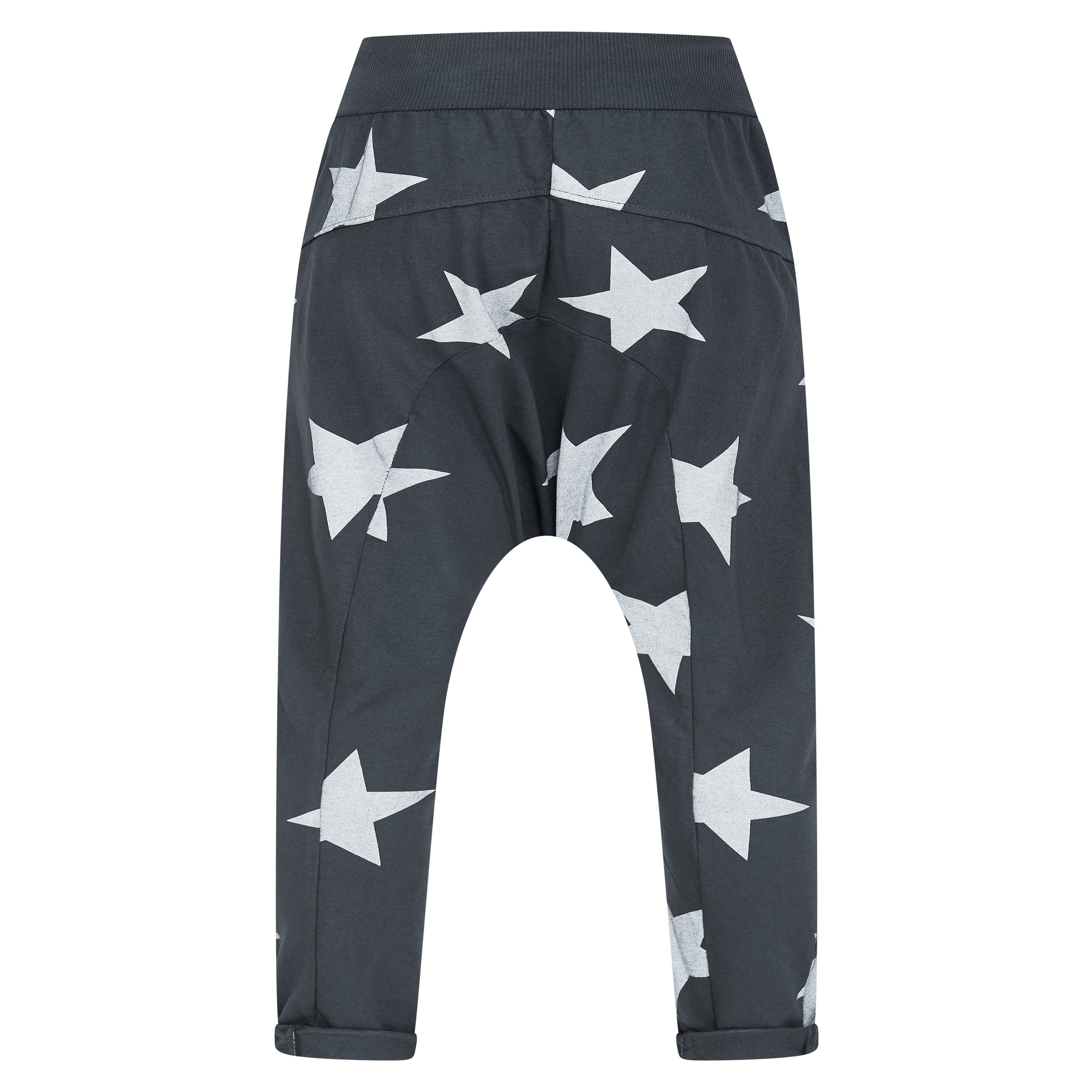 Mississhop Boyfriend-Hose Damen Hose Sweatpants Jogginghose Sterne M.132