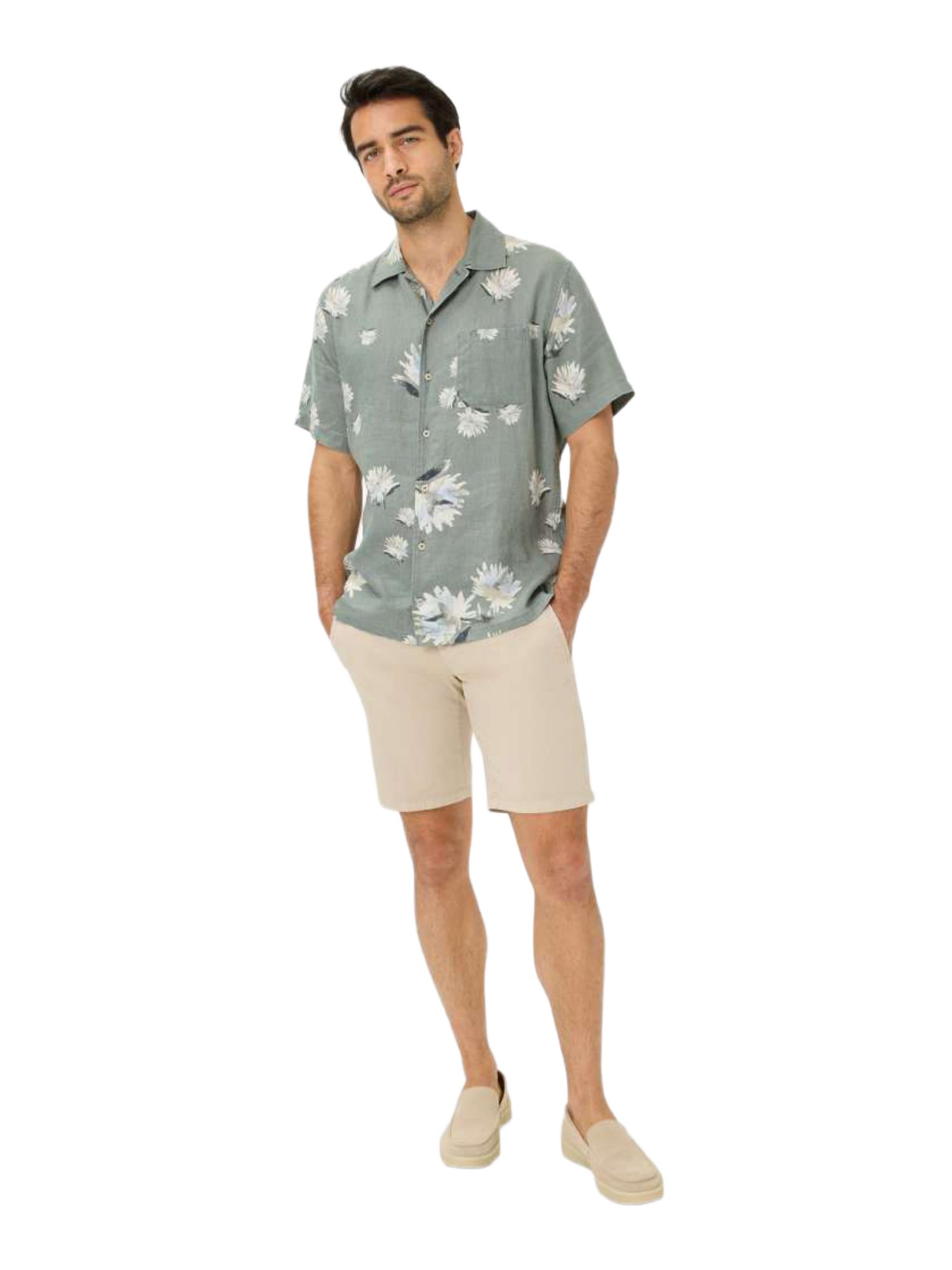 Brax Bermudas natur,Casual,Baumwolle,Unifarben,Regular Fit,Mittel