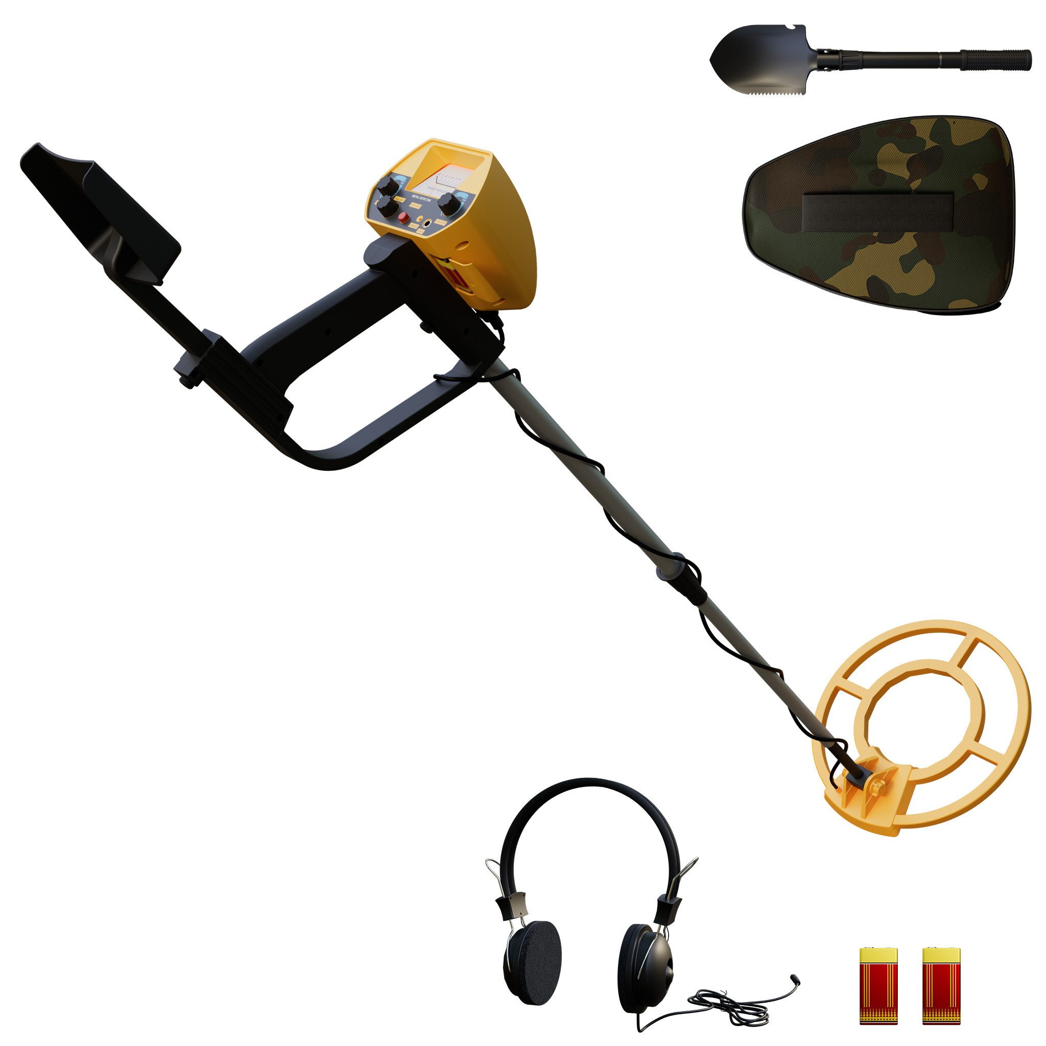 FIVMEN Metalldetektor Kinder Kinderdetektor Höhenverstellbare 80-105cm