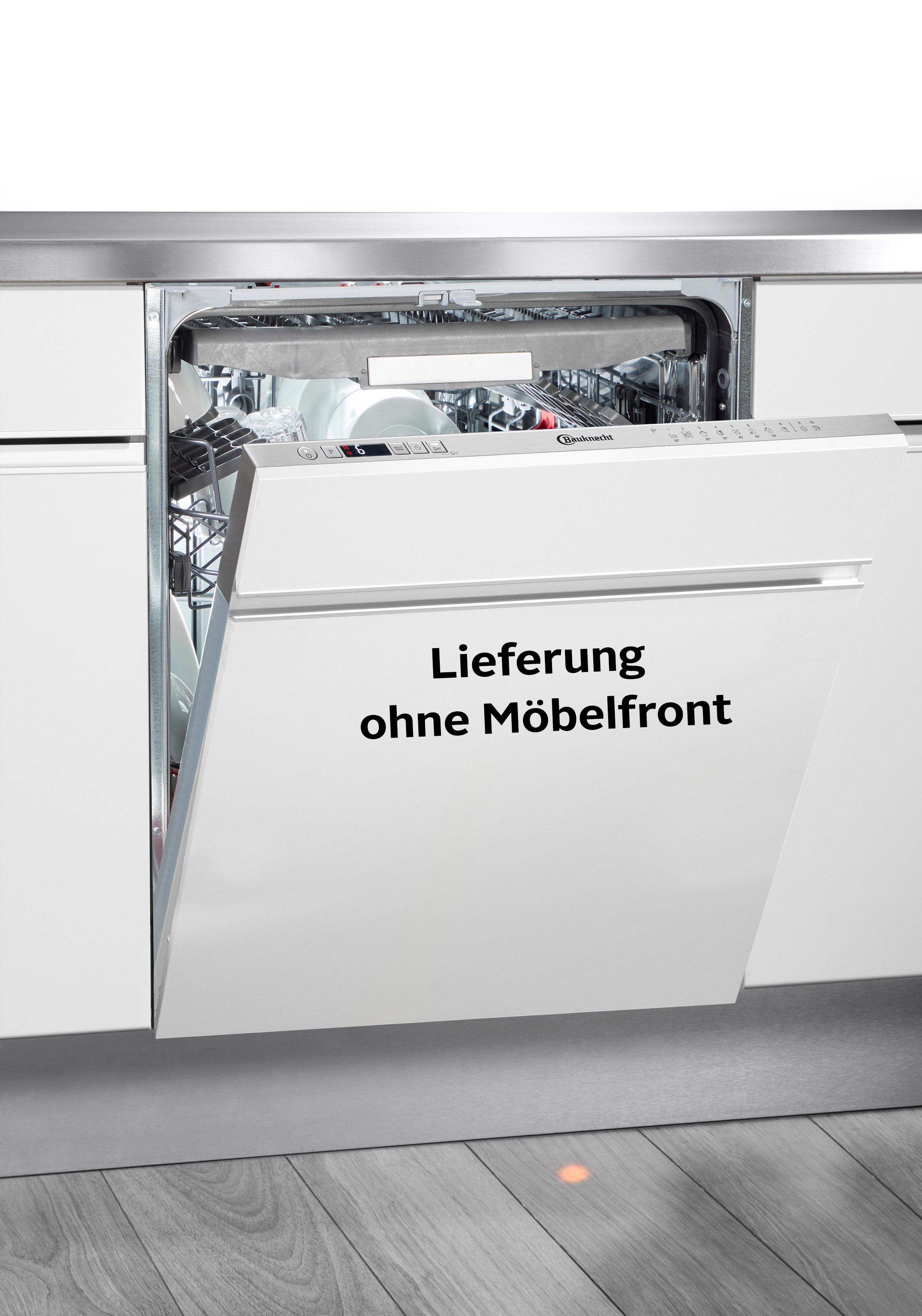 BAUKNECHT vollintegrierbarer Geschirrspüler OBIC Ecosilent 9760, 9,5 l, 14 Maßgedecke, ActiveDry - automatisches Türöffnungssystem