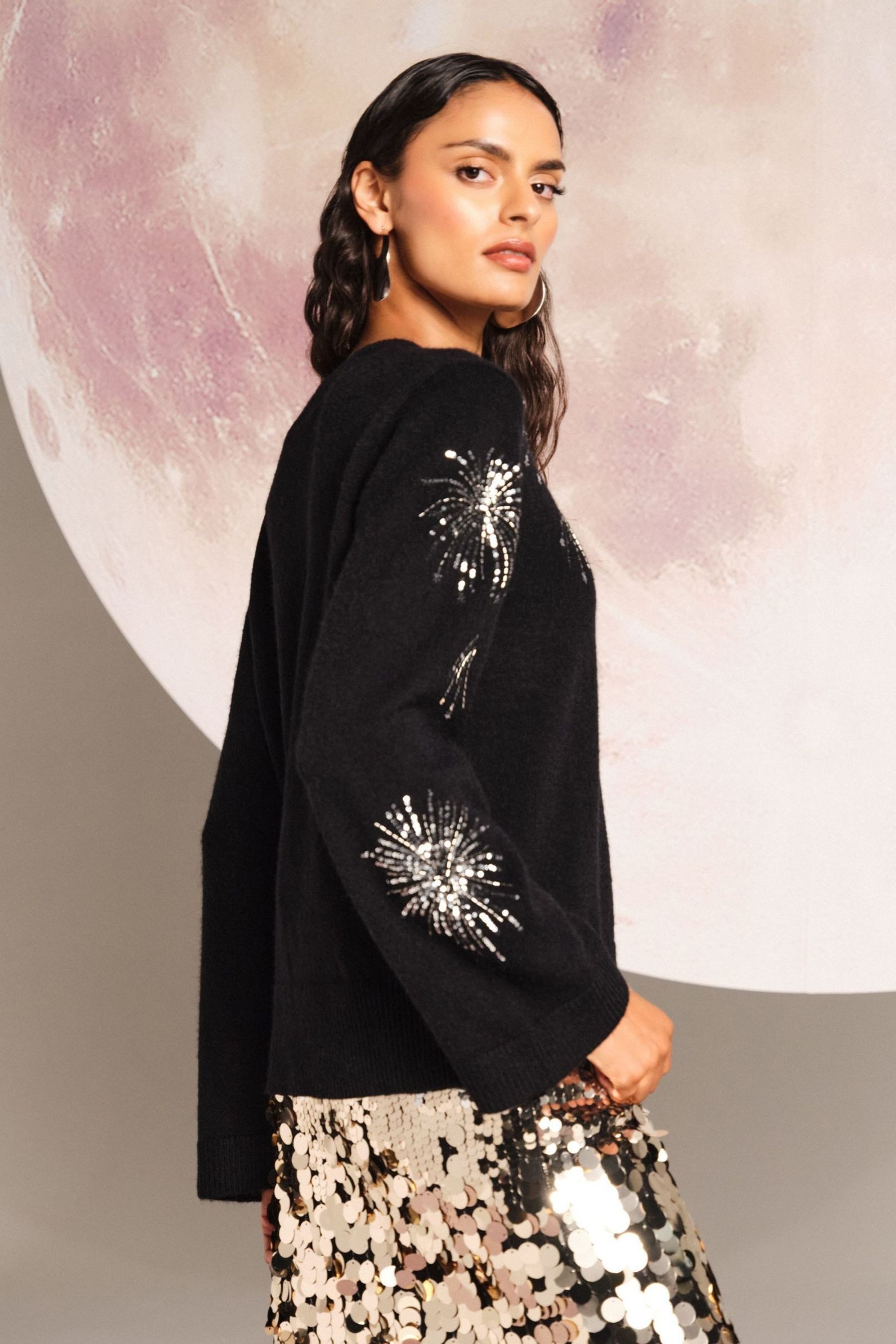 Love & Roses Strickpullover Love & Roses Strickpullover mit Verzierung, Pet günstig online kaufen