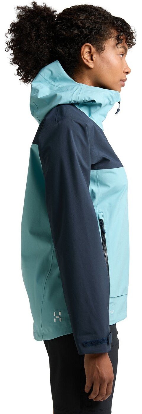 Haglöfs Funktionsjacke Front Proof Jacket Women FROST BLUE/TARN BLUE