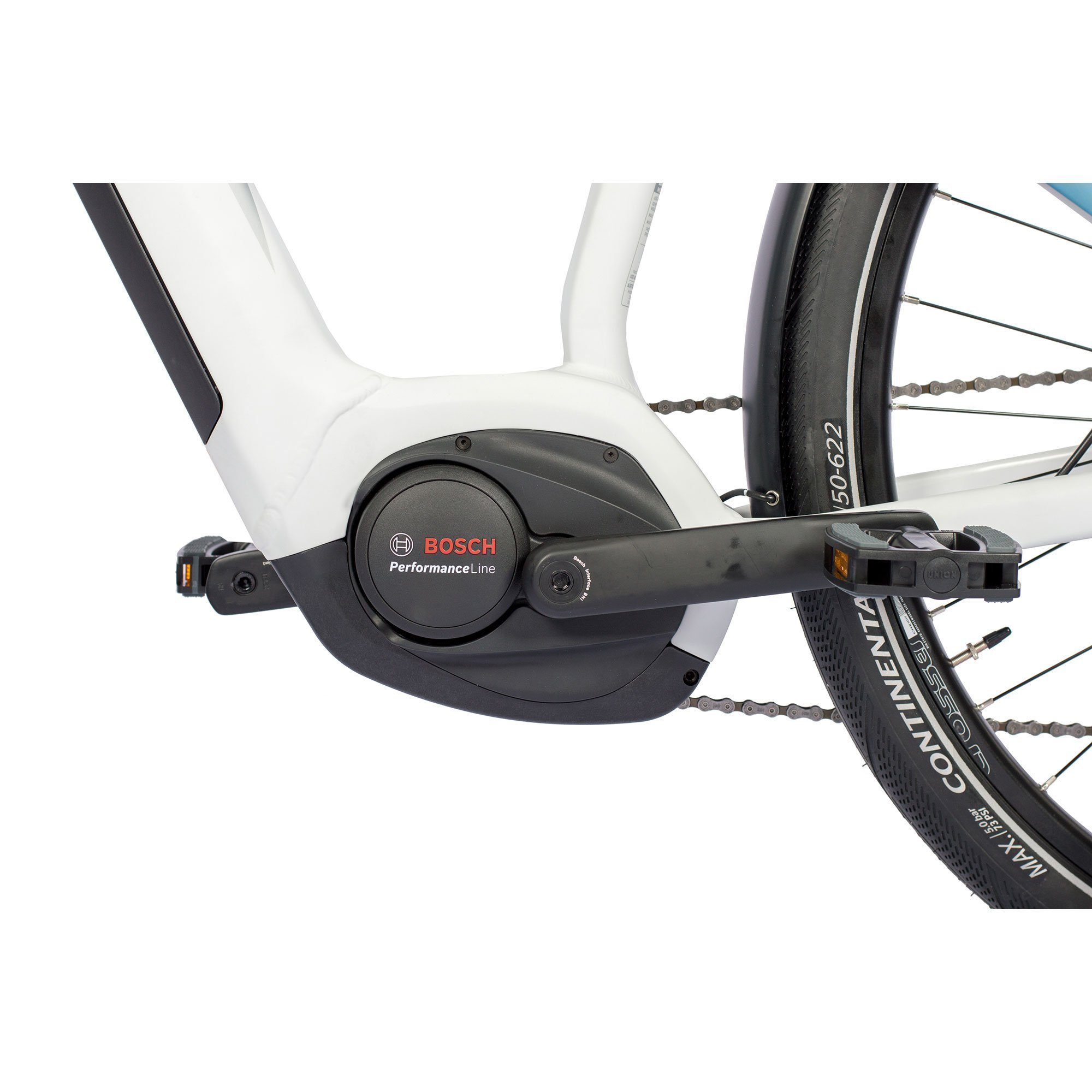 Airtracks E-Bike Trekkingrad 28 Zoll E-Bike Damen Trekking Fahrrad BOSCH PERFORMACE LINE, 9 Gang SHIMANO ALIVIO RD-T4000 Schaltwerk, Kettenschaltung, 500 Wh, (POWERTUBE), Display BOSCH INTUVIA Trekking Bike - 42cm 46cm