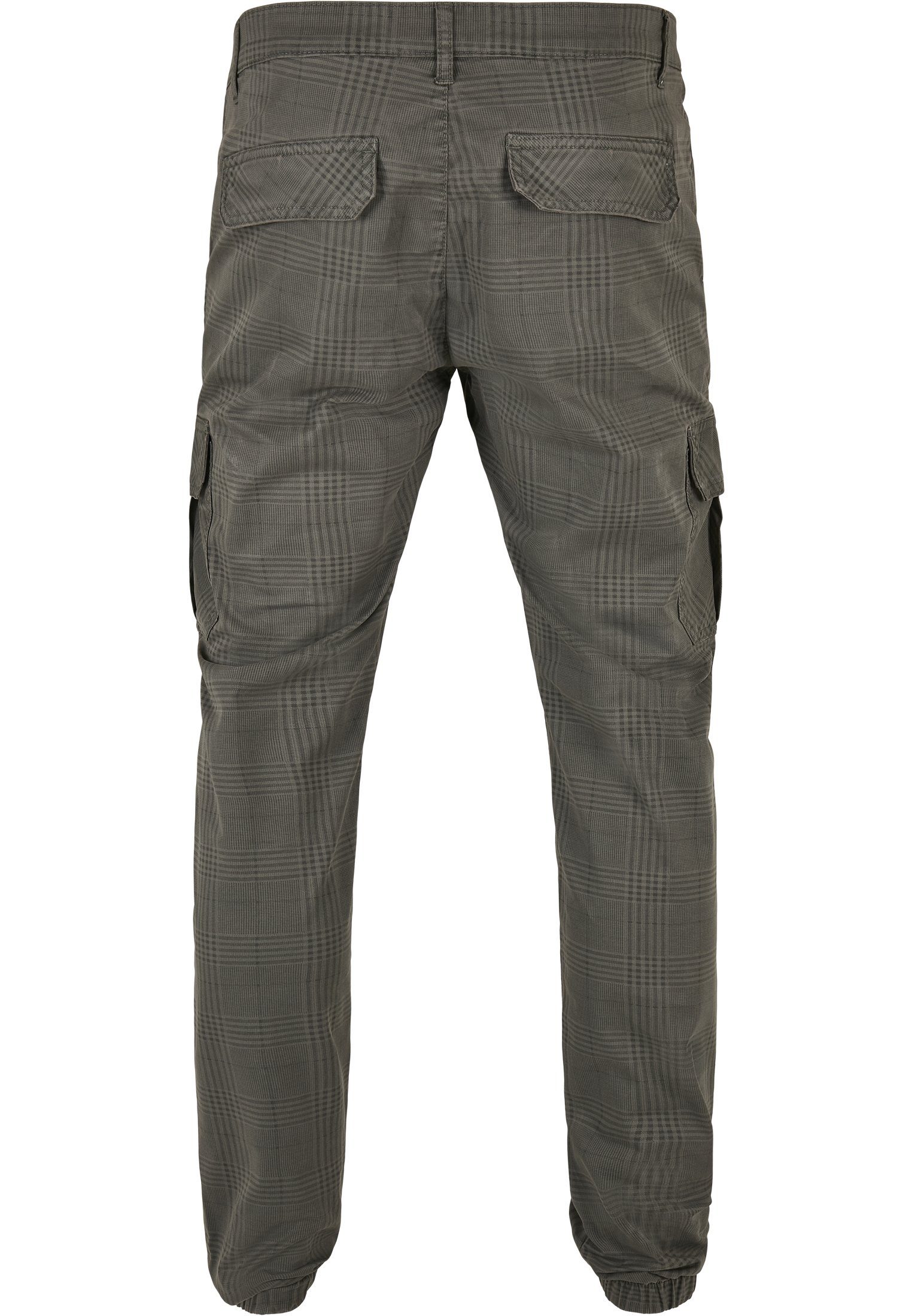 URBAN CLASSICS Cargohose Urban Classics Herren AOP Glencheck Cargo Jog Pants (1-tlg)