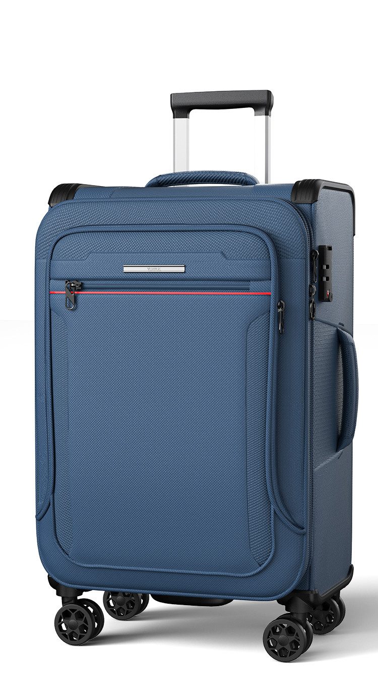 Verage Weichgepäck-Trolley Toledo Weichschalenkoffer Reisekoffer, 4 Rollen, TSA-Schloss, 4 Rollen Trolley Volumenerweiterung bei S/M/L/Sets