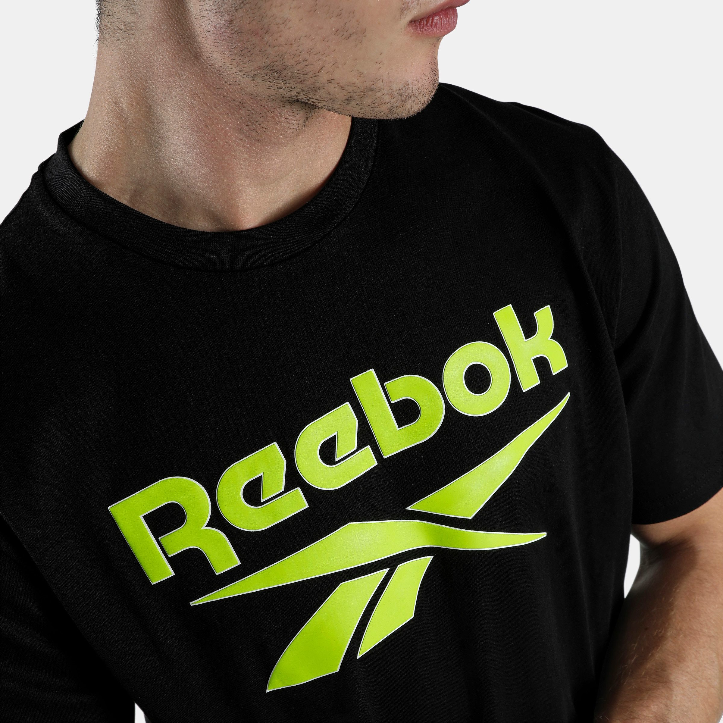Reebok T-Shirt HIGH DENSITY LOGO T-SHIRT für sportliche Aktivitäten, sportlicher Stil