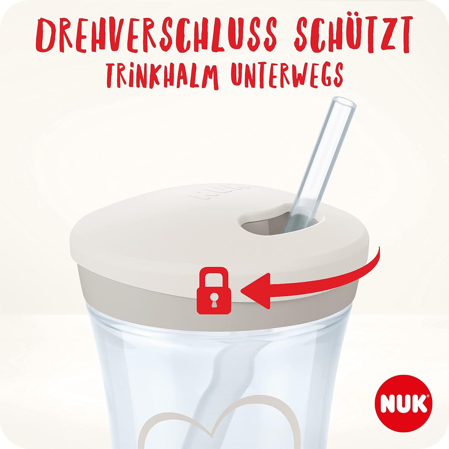 NUK Trinkflasche NUK Aciton Cup, 230ml, grün