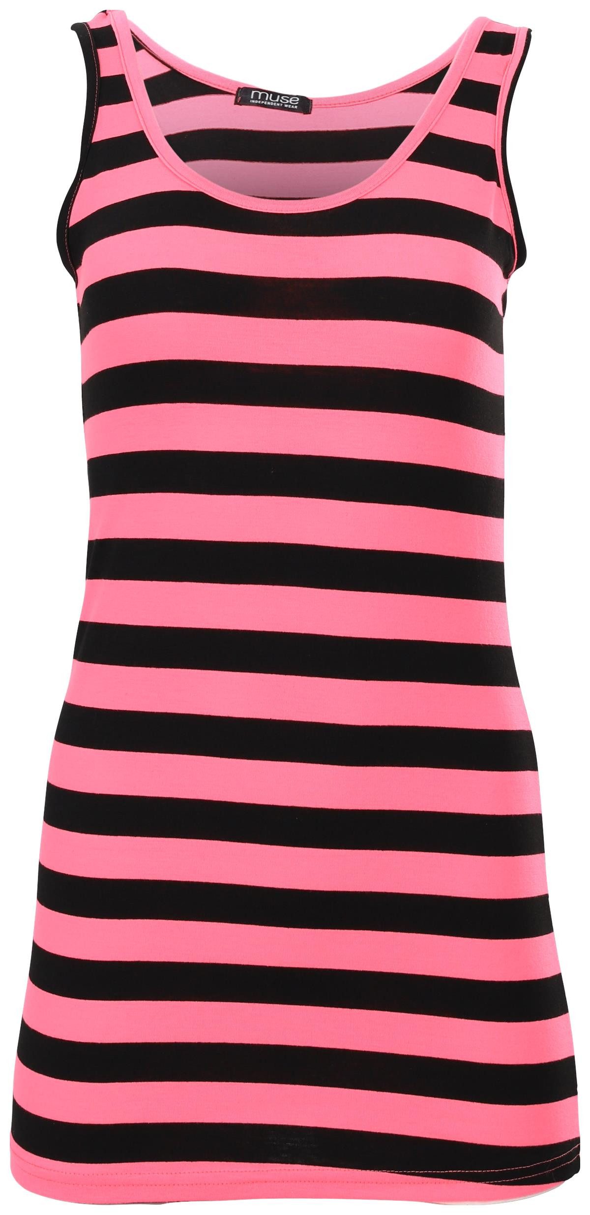 Muse Longtop Extra langes Trägertop Skinny Fit 9002