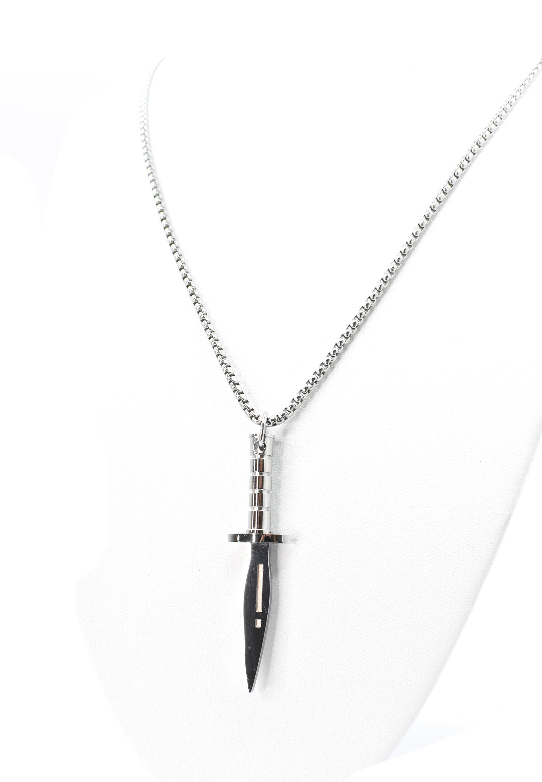 Stainless Baumwolle Sword steel Freedom necklace aus Edelstahlkette (1-tlg), Novux