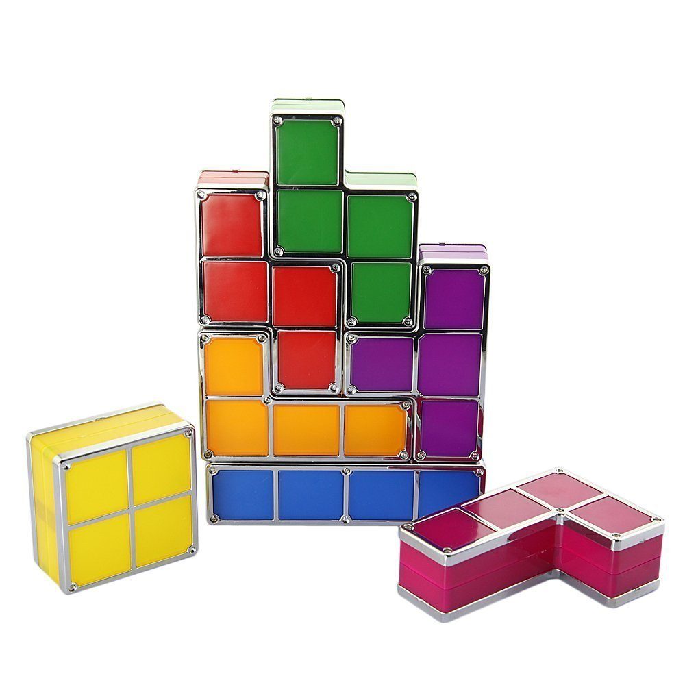 LED Schreibtischlampe Tetris-Lampe