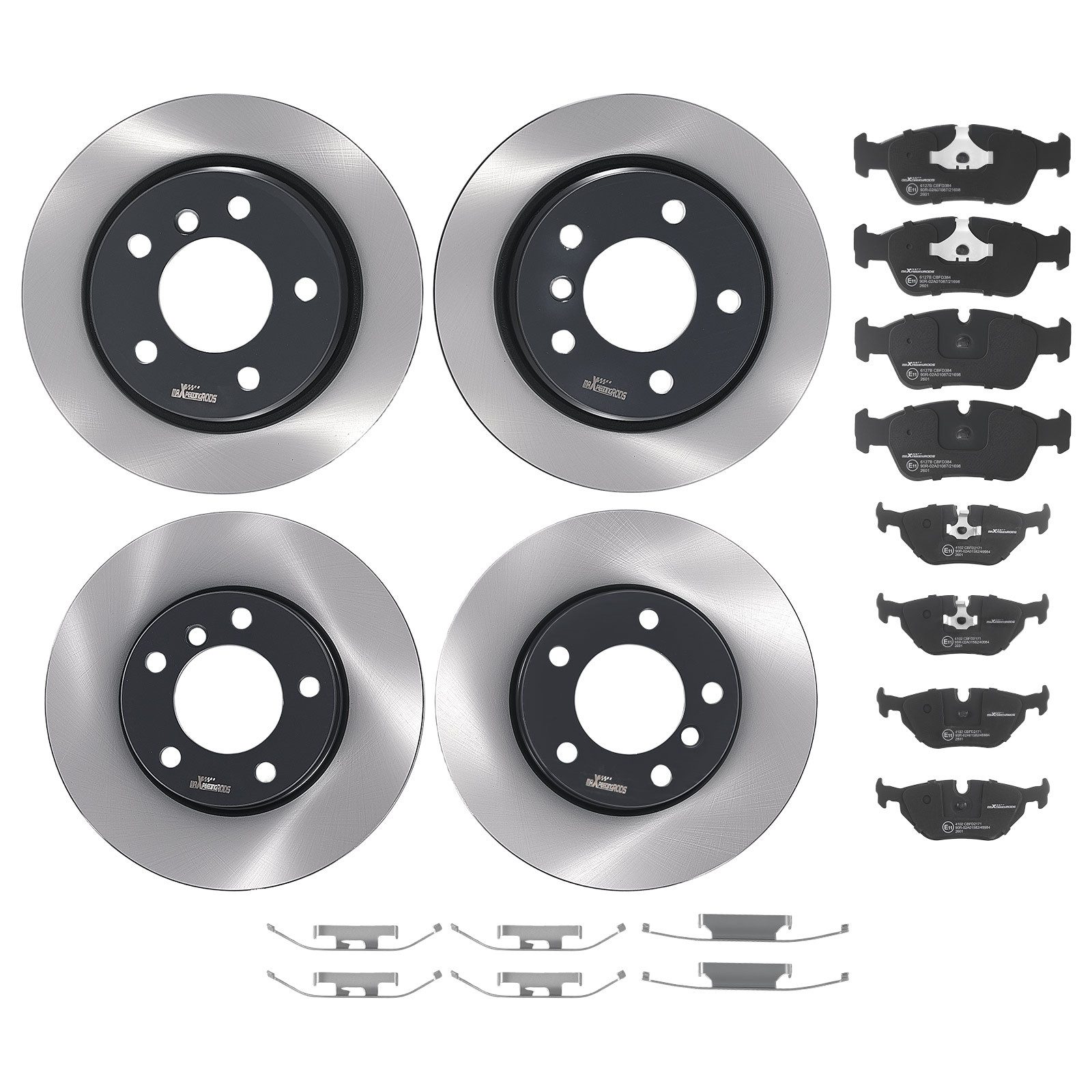 maXpeedingrods Bremsbelag, Bremsscheiben Bremsbeläge For BMW 3 Coupé E46 318 Ci 320 Ci 323 Ci E36