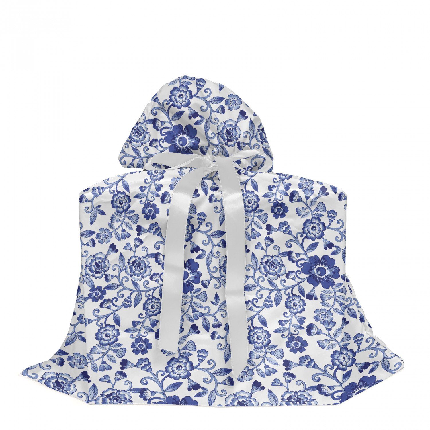 Abakuhaus Geschenkbox Vibrierende 3x Blumen Wiederbenutzbar, Bändern Aquarell blaue