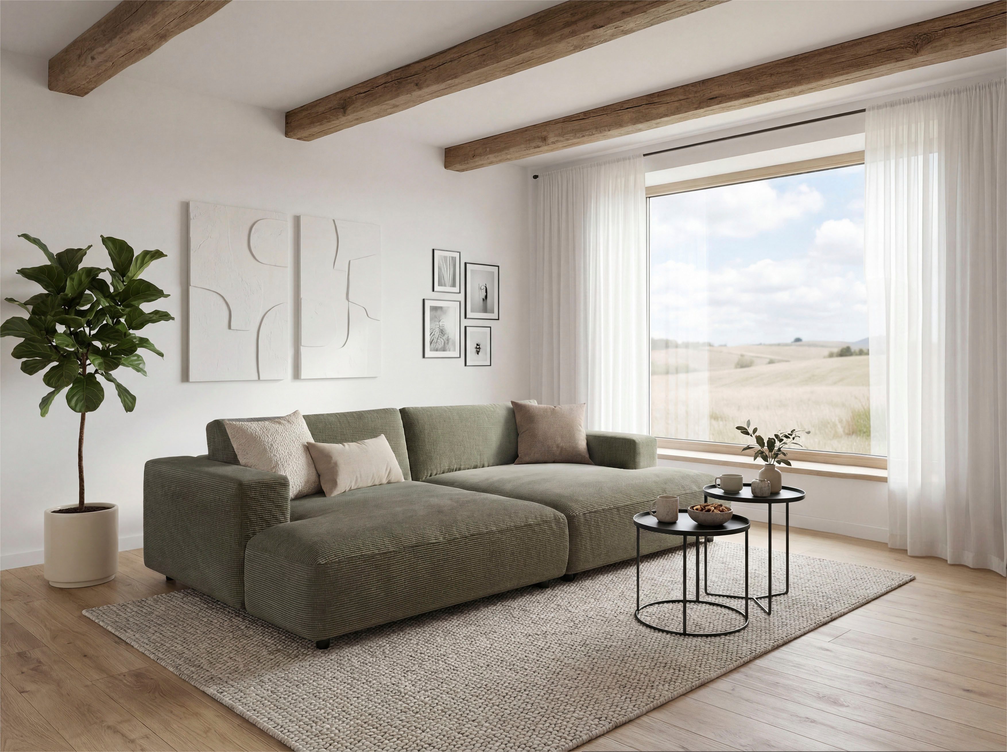 Musterring Loungesofa MR LUCIA, die ultimative Lounge-Oase, Breite 300cm, bequem, Mega Sofa, Mega-Fläche, erstklassige Kammerkissen & Luxus-Komfort