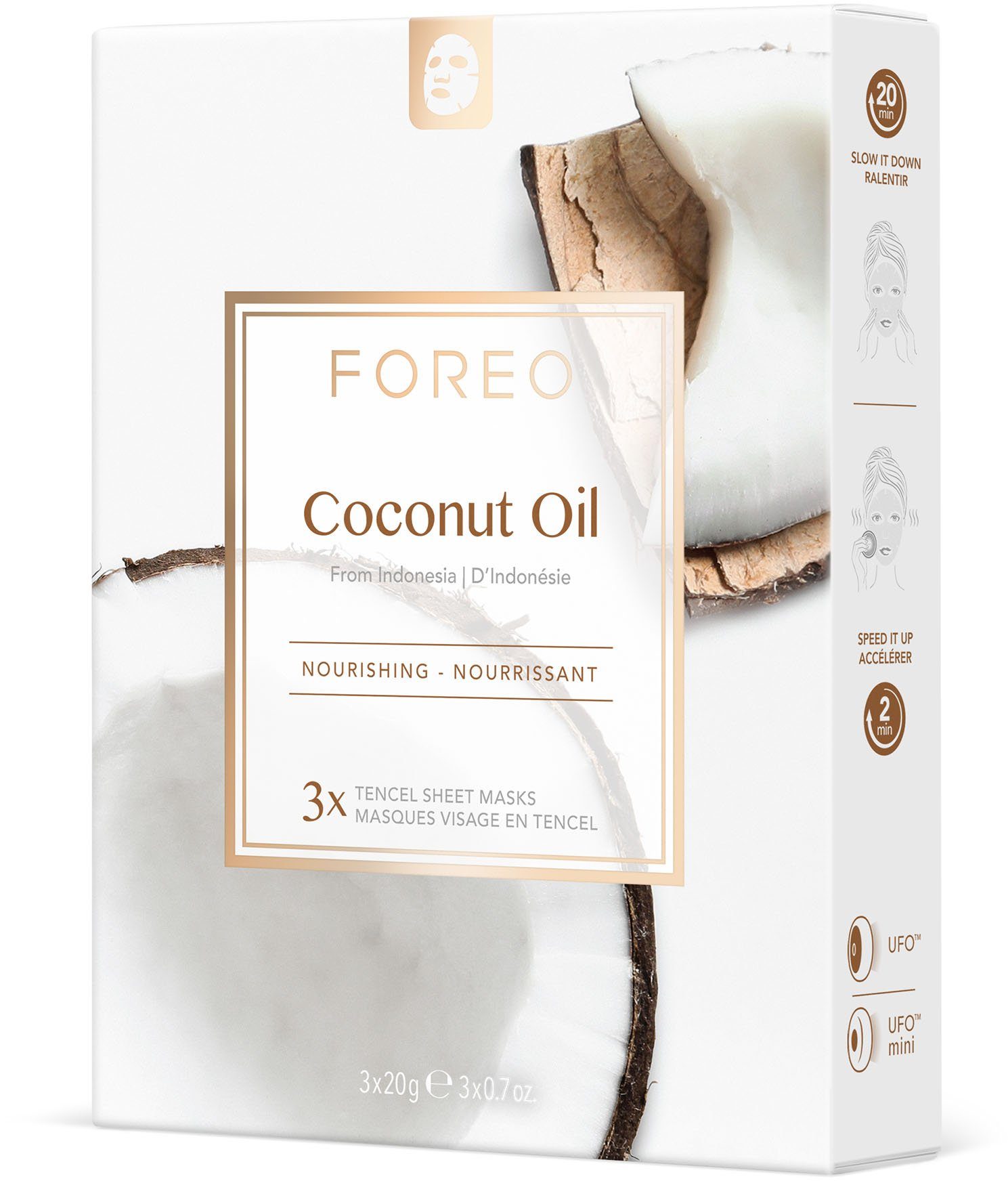 Coconut Collection Farm FOREO Gesichtsmaske Sheet To Masks Face Oil