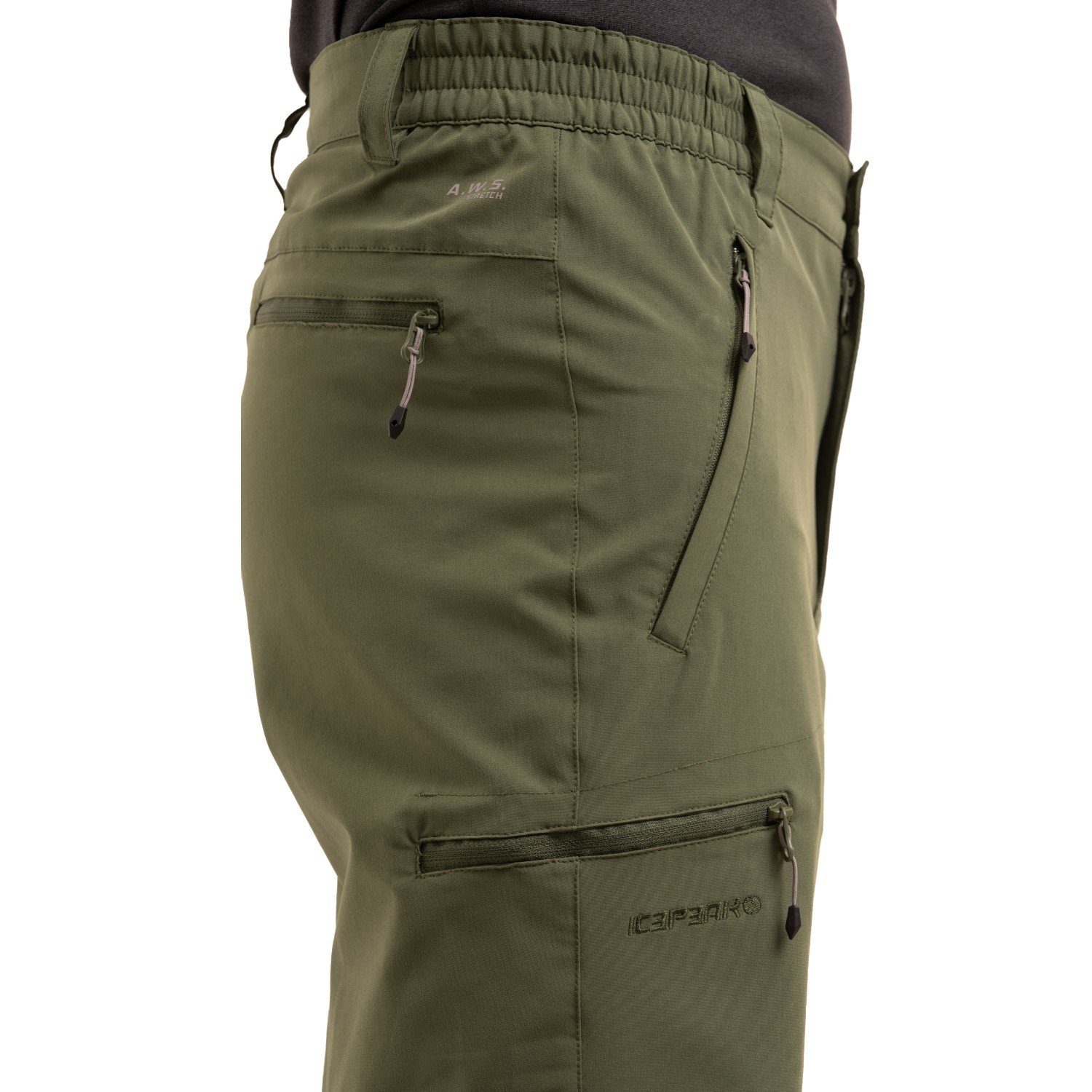 Berwyn kurz Outdoorhose Hose (0-tlg) Grün Herren Outdoor Icepeak