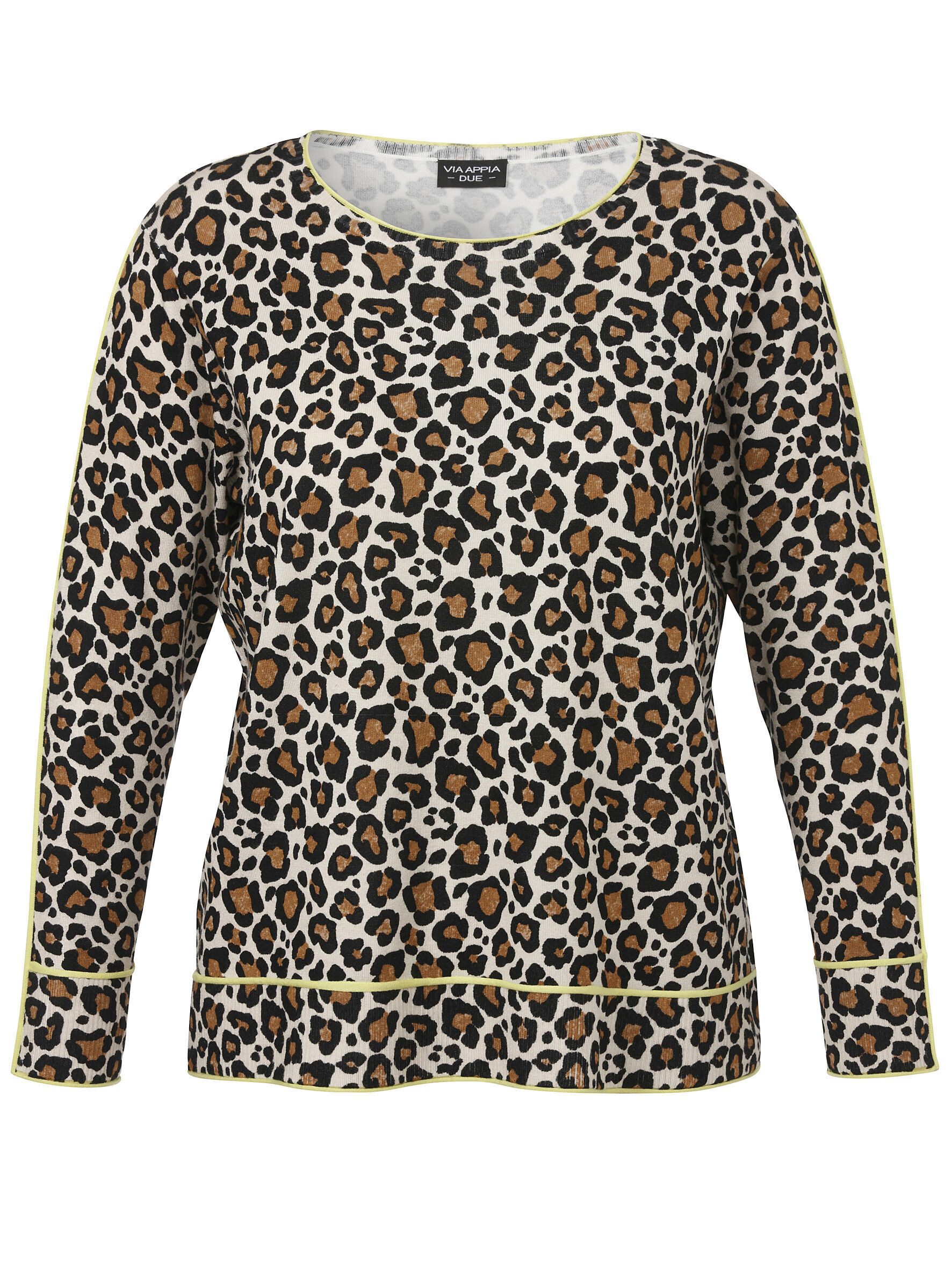 VIA APPIA DUE Rundhalspullover in Große Größen günstig online kaufen