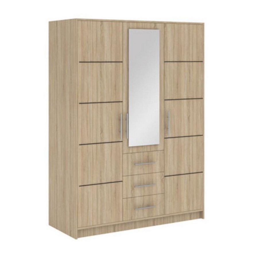 Beautysofa Kleiderschrank »Kleiderschrank mit Spiegel BALID D9, Schrank 9 cm Breite, Garderobenschrank mit 9 Schubladen« Beautysofa Kleiderschrank »Kleiderschrank mit Spiegel BALID D9, Schrank 9 cm Breite, Garderobenschrank mit 9 Schubladen«