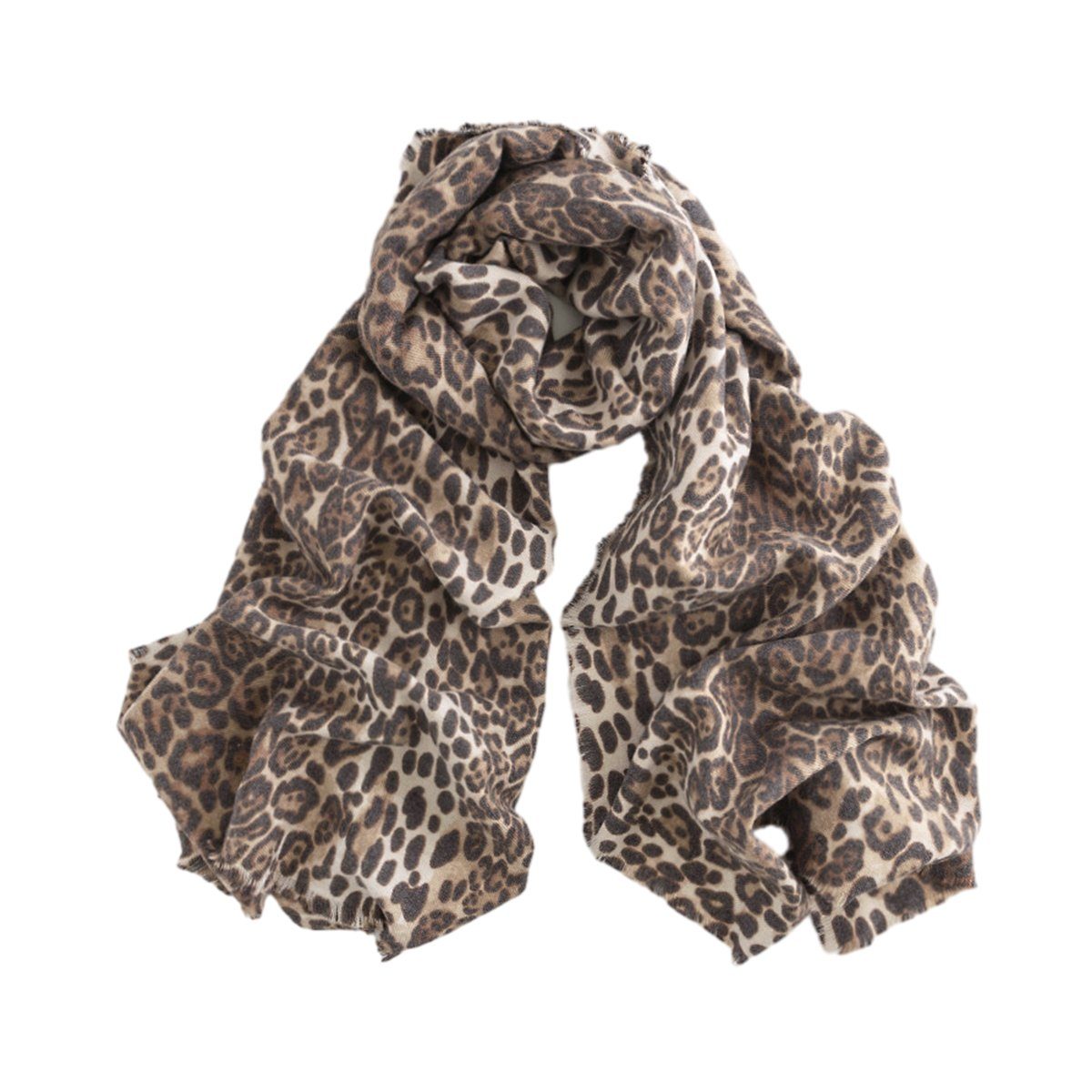 ZmdecQna Halstuch Schal für Damen, verdickten Thermoschal, multifunktionale Schaldecke, (1-St), Weich, elastisch und angenehm zu tragen Kaffee