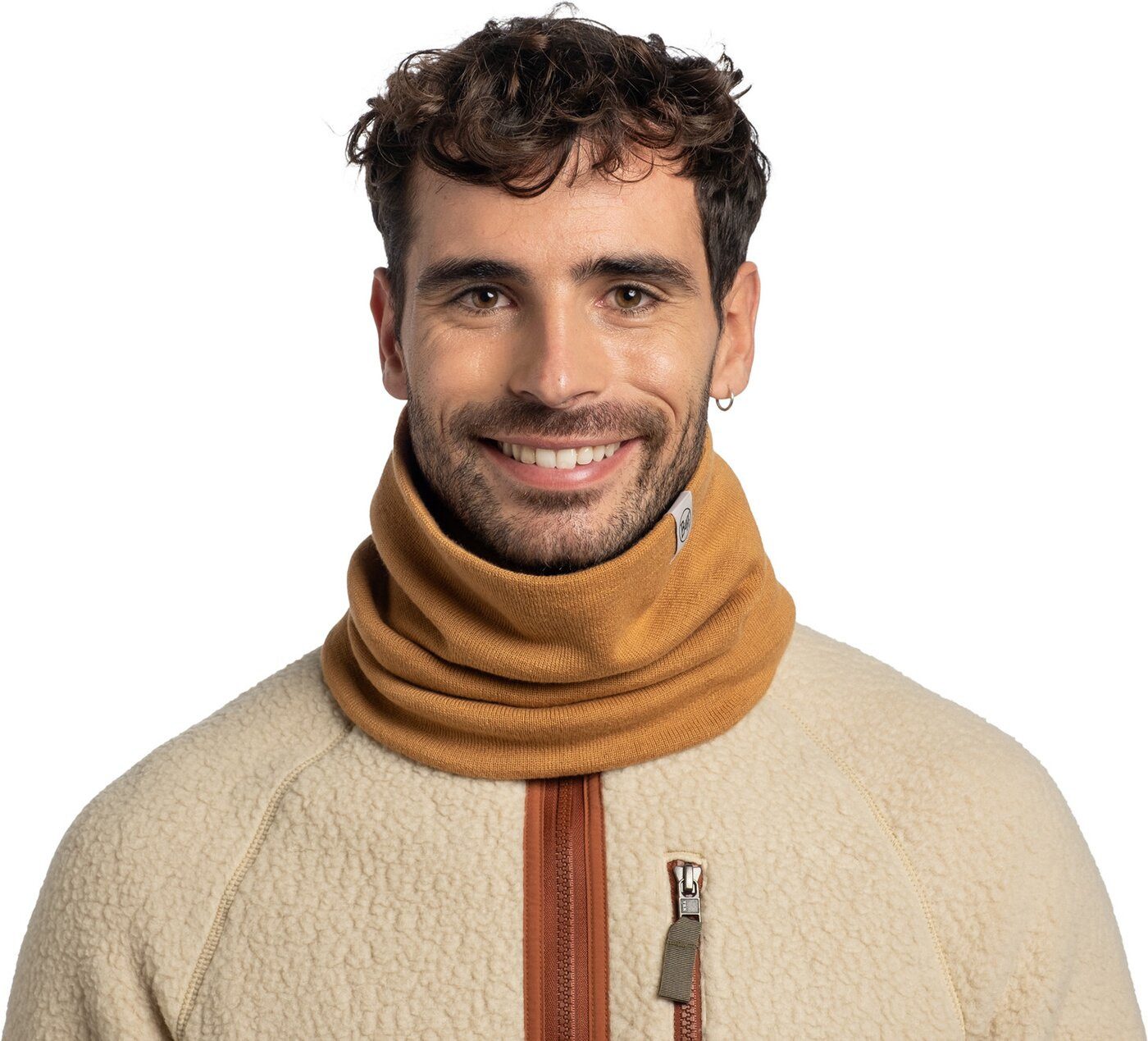 Buff Halstuch Knitted Neckwarmer PEANUT