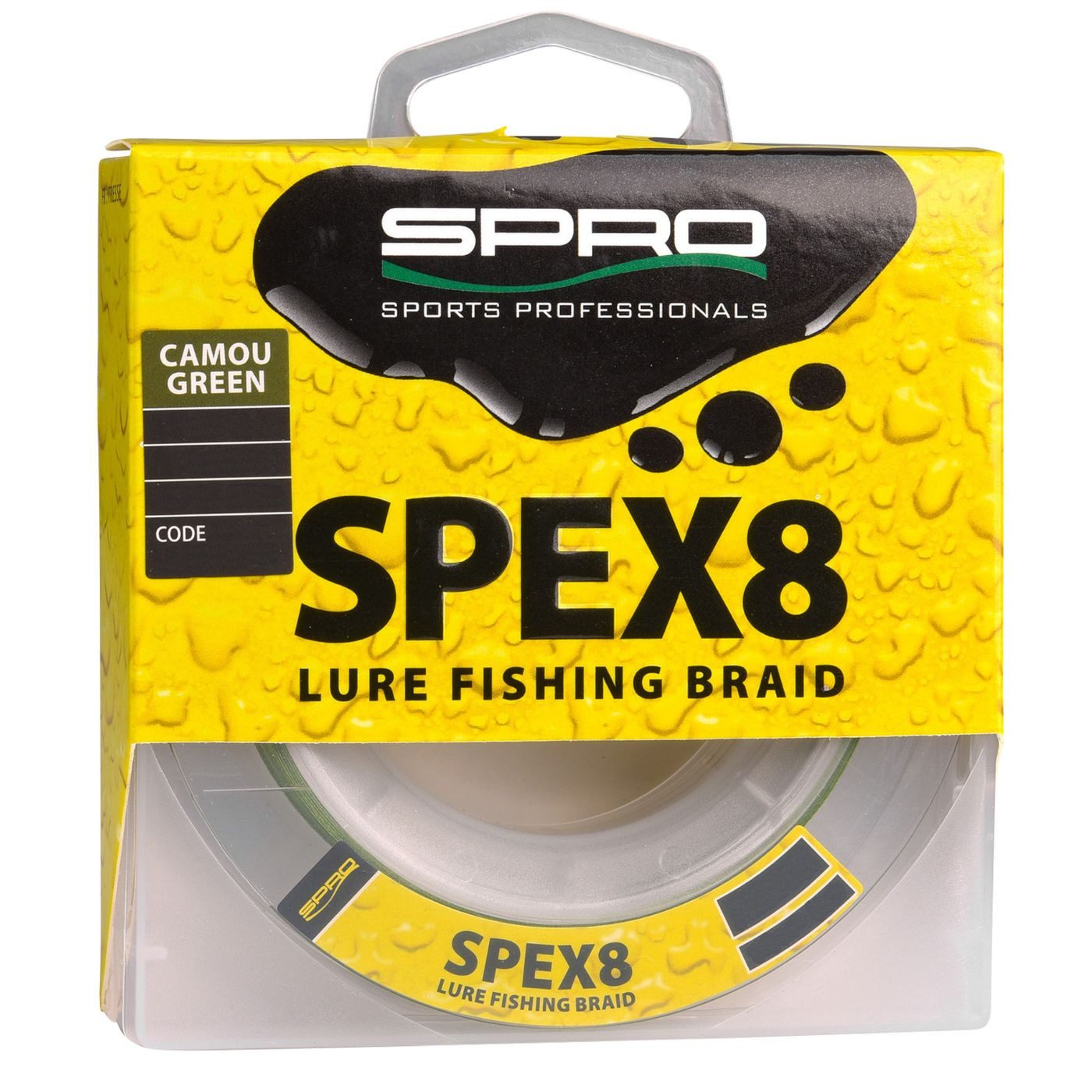 Angelschnur Spro Spex8 Braid Camo Green - 150m geflochtene Raubfischschnur