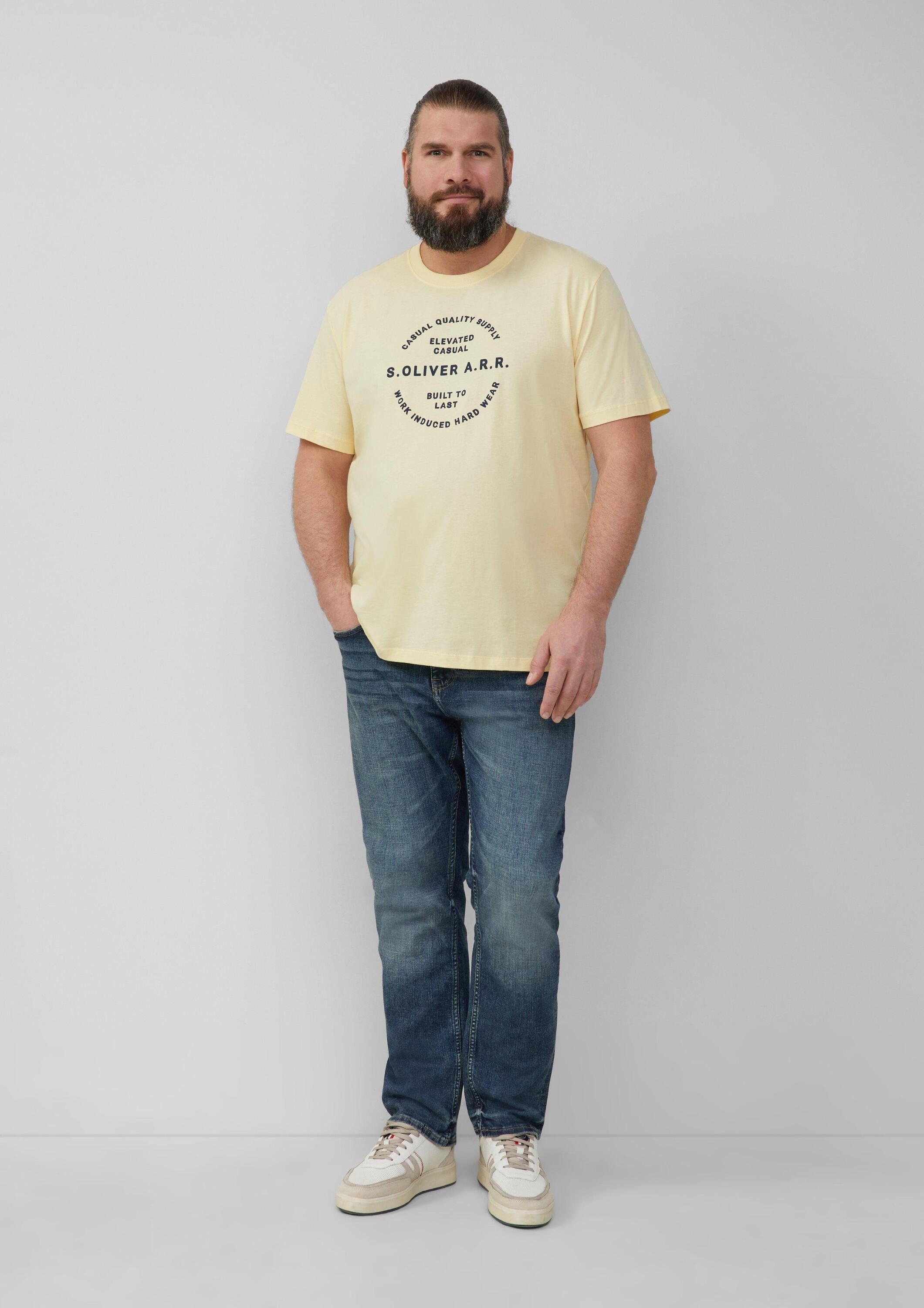 s.Oliver Kurzarmshirt T-Shirt T-Shirt mit Artwork