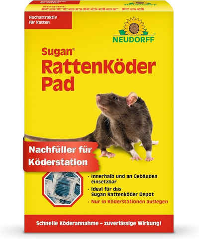 Neudorff Gift-Rattenköder Sugan, 400 g, Ratten effektiv und sicher bekämpfen