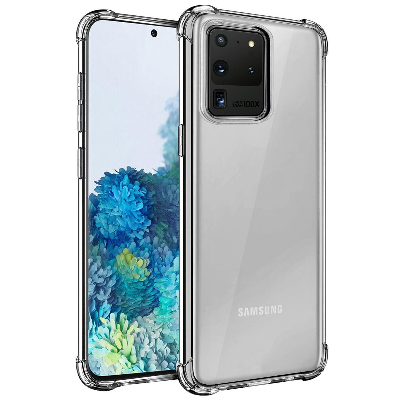 CoolGadget Handyhülle Anti Shock Rugged Case für Samsung Galaxy S20 Ultra  6,9 Zoll, Slim Cover mit Kantenschutz Schutzhülle für Samsung S20 Ultra 5G  Hülle