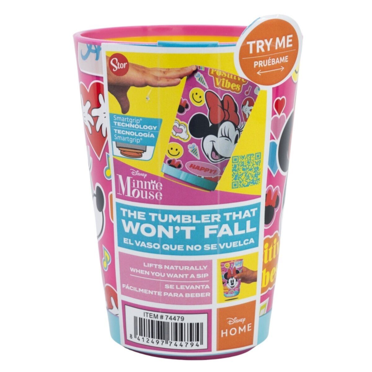 Disney Trinkflasche Disney Minnie Mouse Kippsicher Trinkbecher PP 470ml Drop Safe