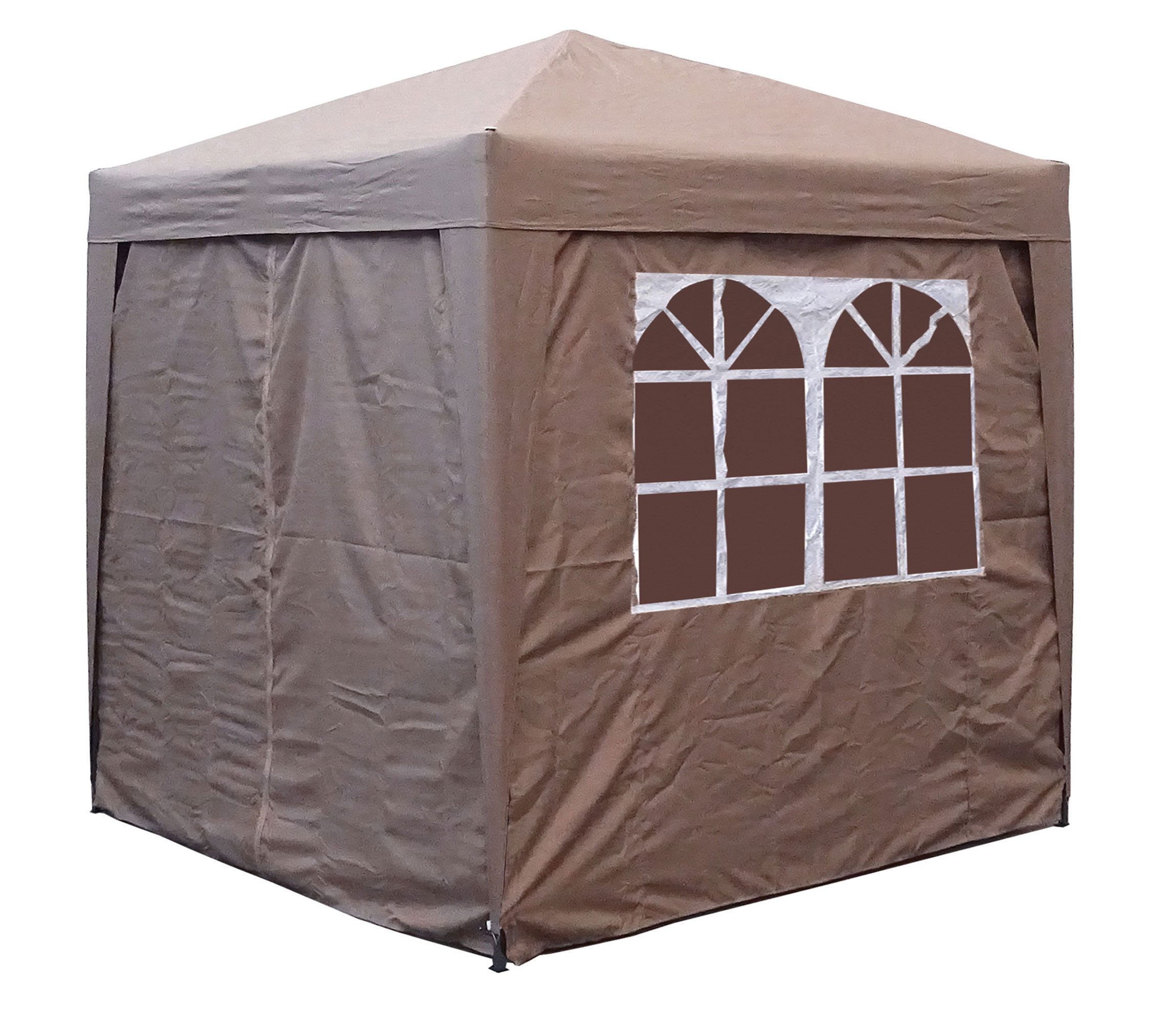 Quick Star Faltpavillon Faltpavillon 2x2m Graubeige, günstig online kaufen