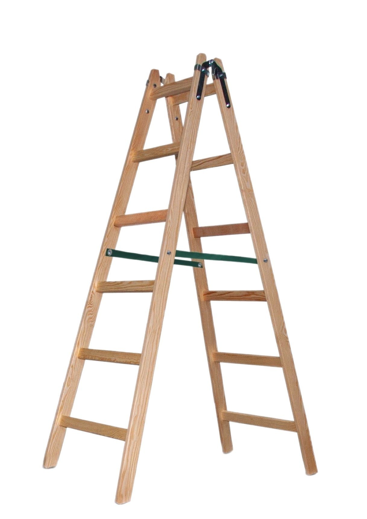 2 x Vielzweckleiter Holzleiter Leiter Trittleiter Stufen (Stück) VaGo-Tools 6
