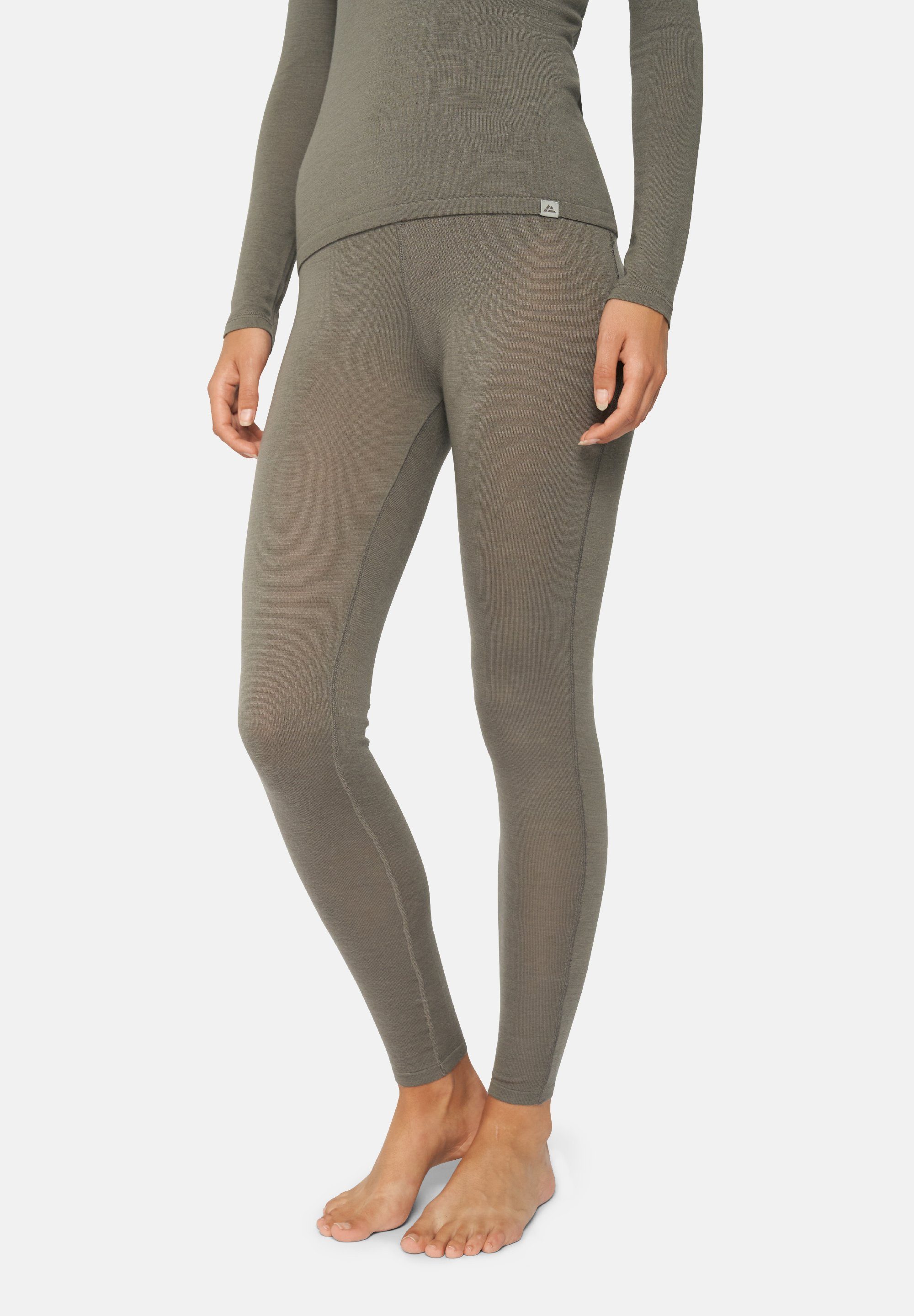 DANISH ENDURANCE Funktionsshirt Merino Baselayer Funktionsunterwäsche Set, Langarm Shirt & Hose, Temperaturregulierend