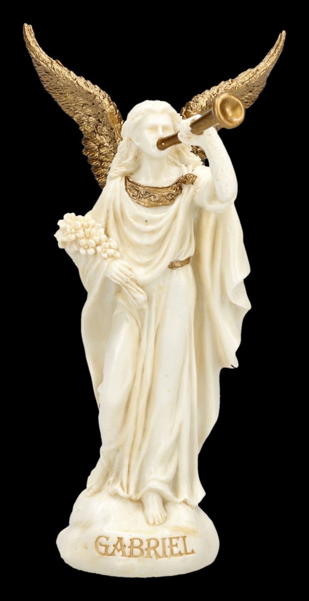 Figuren Shop GmbH Dekofigur Erzengel Gabriel Figur – Veronese Miniatur Engel Statue 10 cm Deko