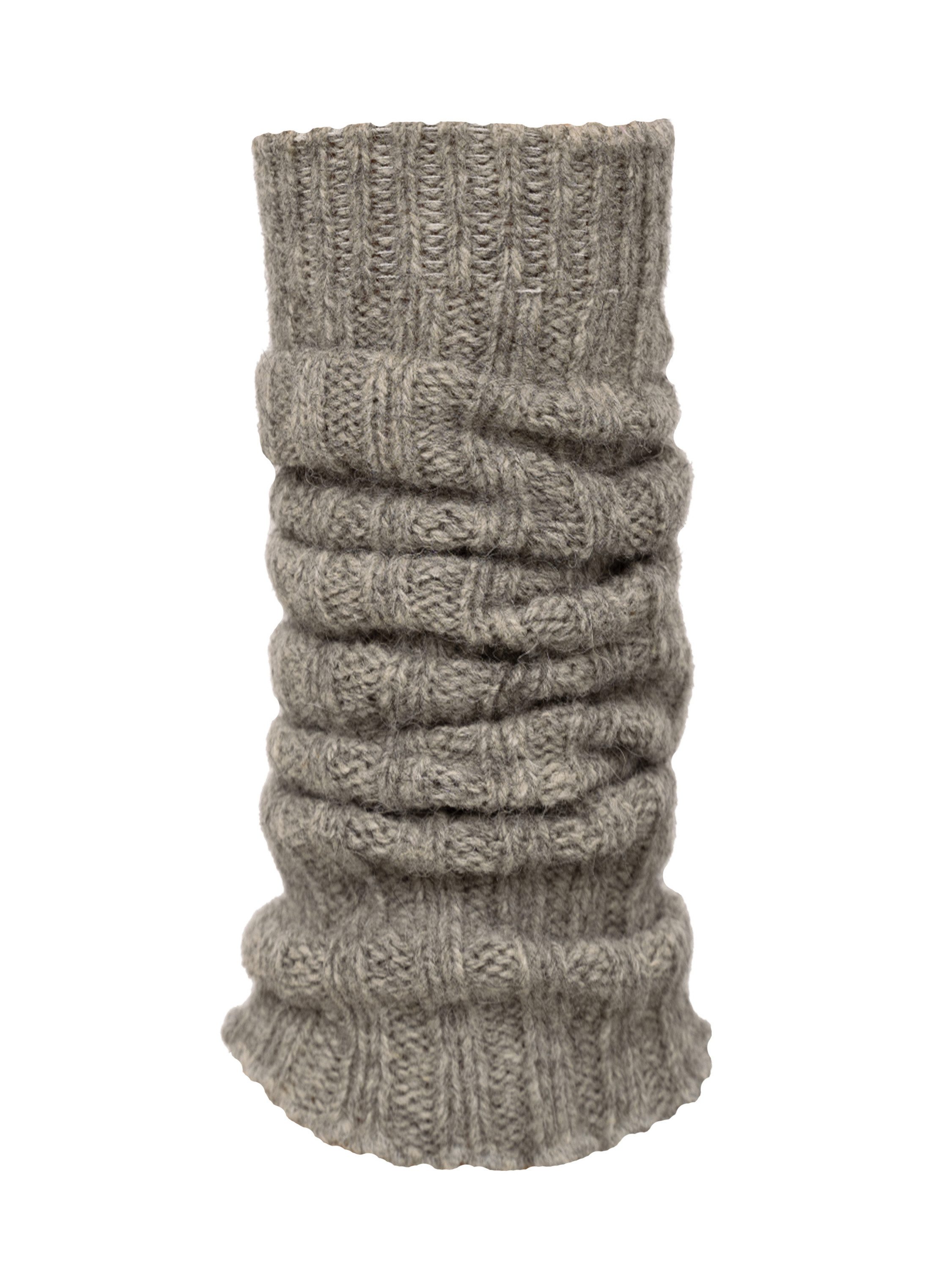 HomeOfSocks Beinstulpen Beinstulpen, Alpaka, unifarben, 65% Wolle, Damen & aus Wolle & Alpaka, Höhe verstellbar