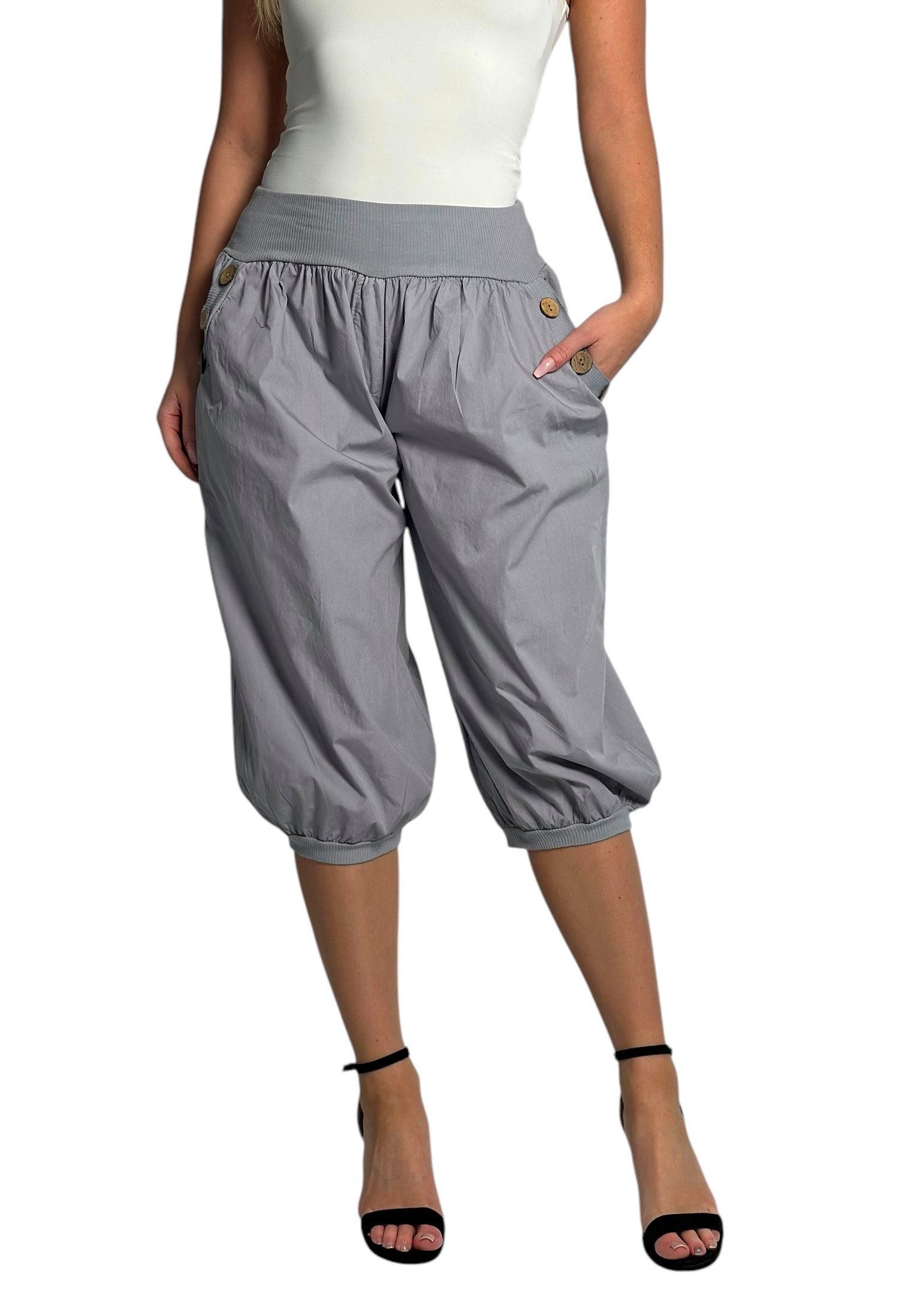 Mississhop Caprihose Damen Capri Hose Haremhose günstig online kaufen