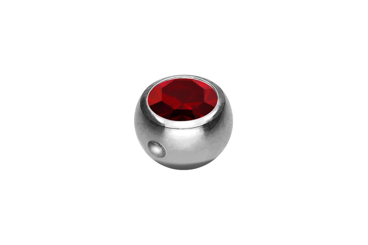 PIERCINGLINE Piercing-Set Chirurgenstahl Klemmkugel KRISTALL (Klemm-Aufsätze, 1-tlg)
