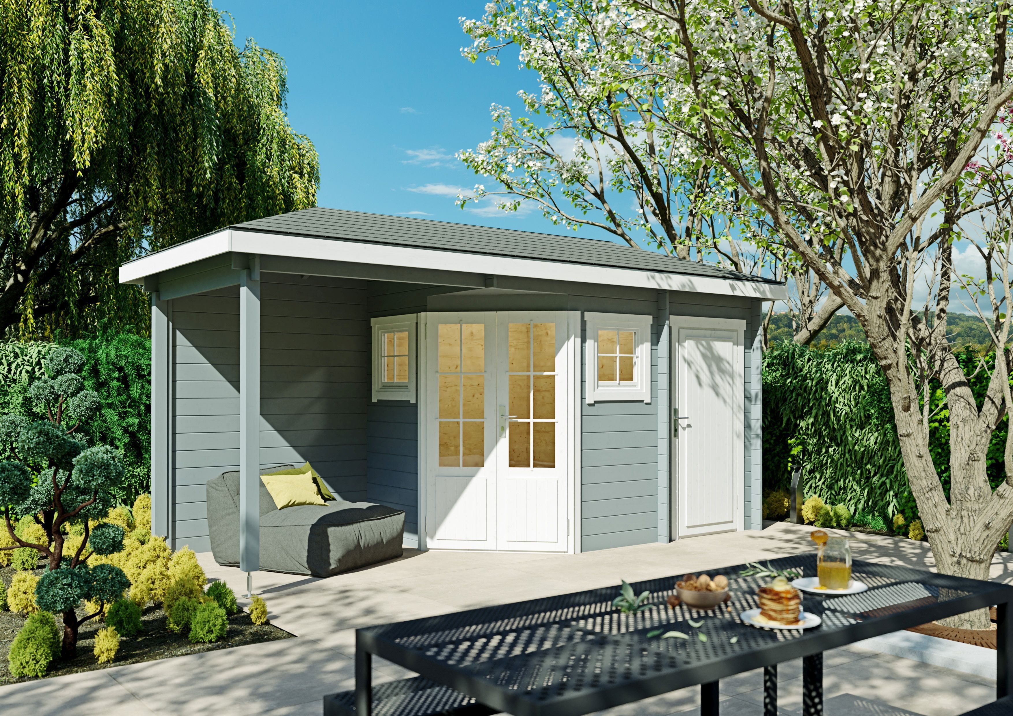 Fjordholz Gartenhaus Evelyn 1E