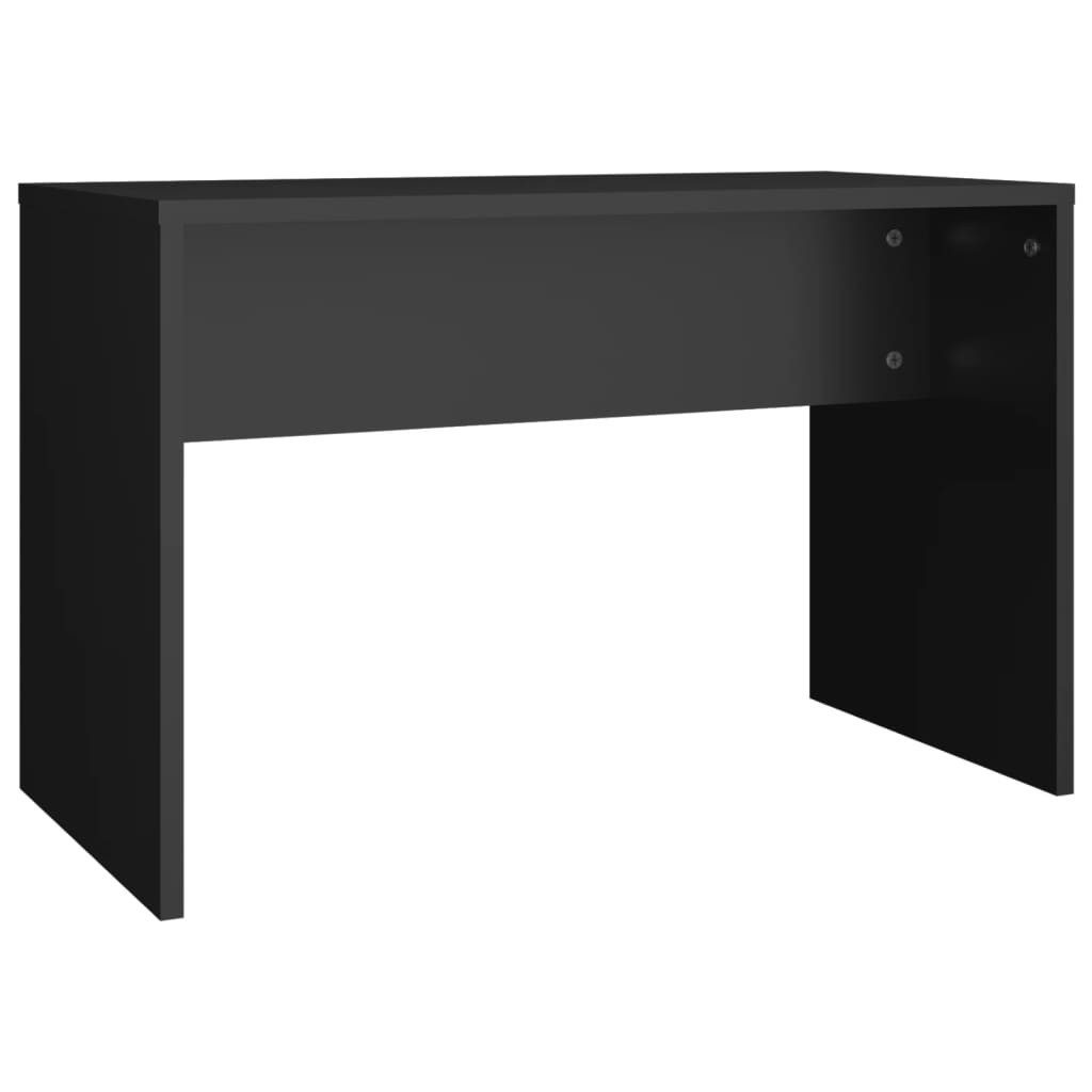 furnicato Polsterbank Schminkhocker Schwarz 70x35x45 cm Holzwerkstoff (1-St)