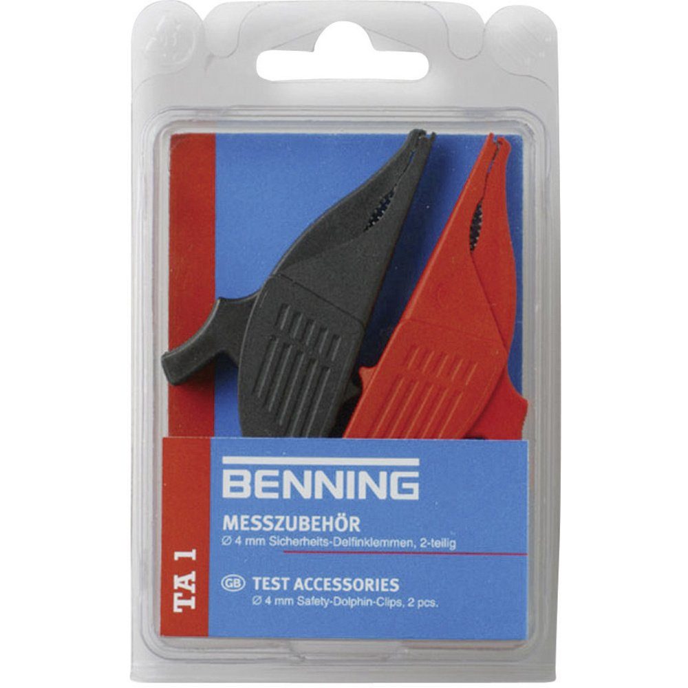 Benning Multimeter Benning TA 1 Sicherheits-Abgreifklemmen-Set Steckanschluss 4 mm CAT II, (TA 1)