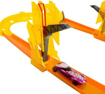 Hot Wheels Autorennbahn TrackTrack-Builder im Blitzdesign, inklusive Spielzeugauto